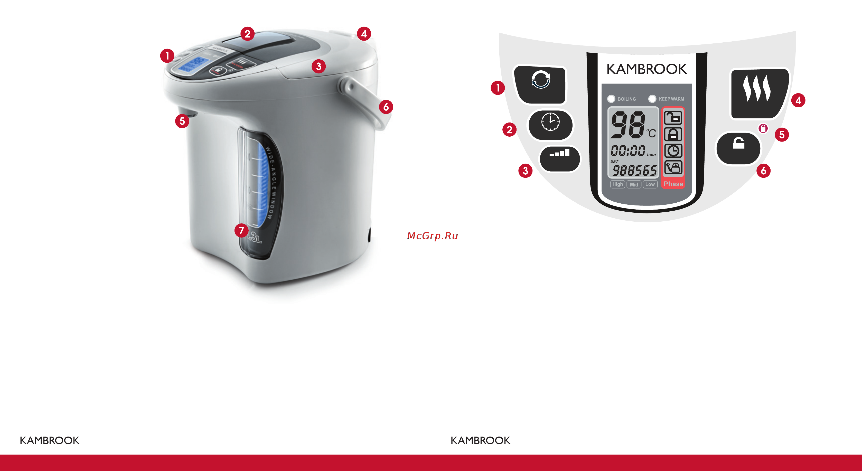 Kambrook ATP300 [3/7] Руководство по эксплуатации