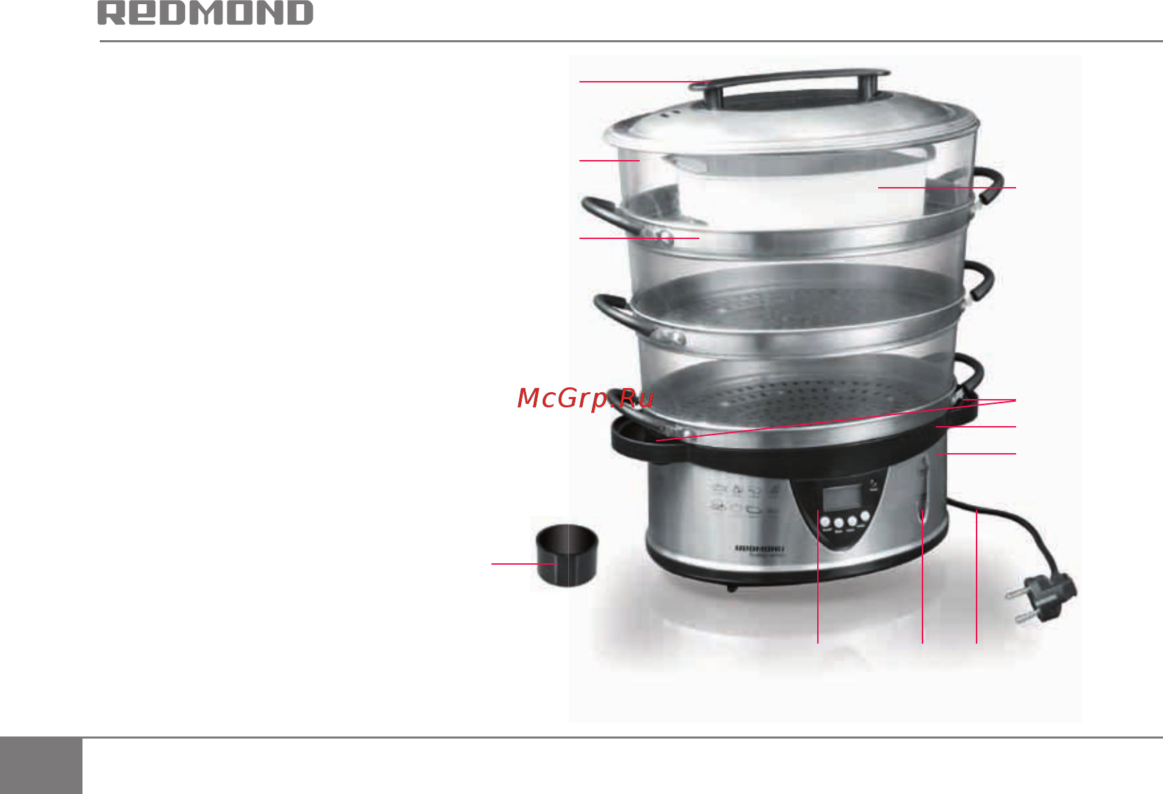 Redmond RST-M1101 [10/28] Устройство модели