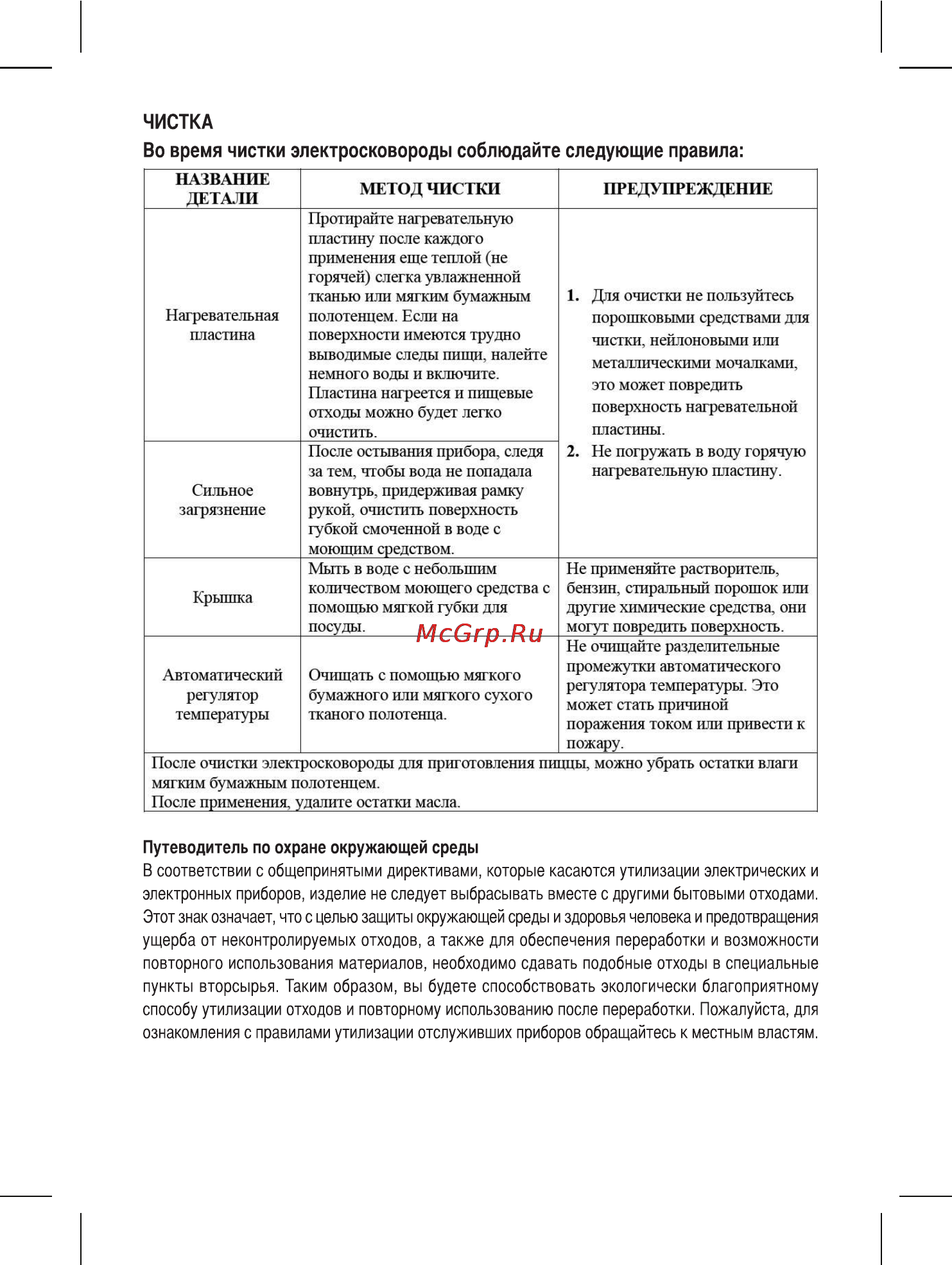 Sinbo SP-5204 Инструкция по эксплуатации онлайн [34/54] 83344