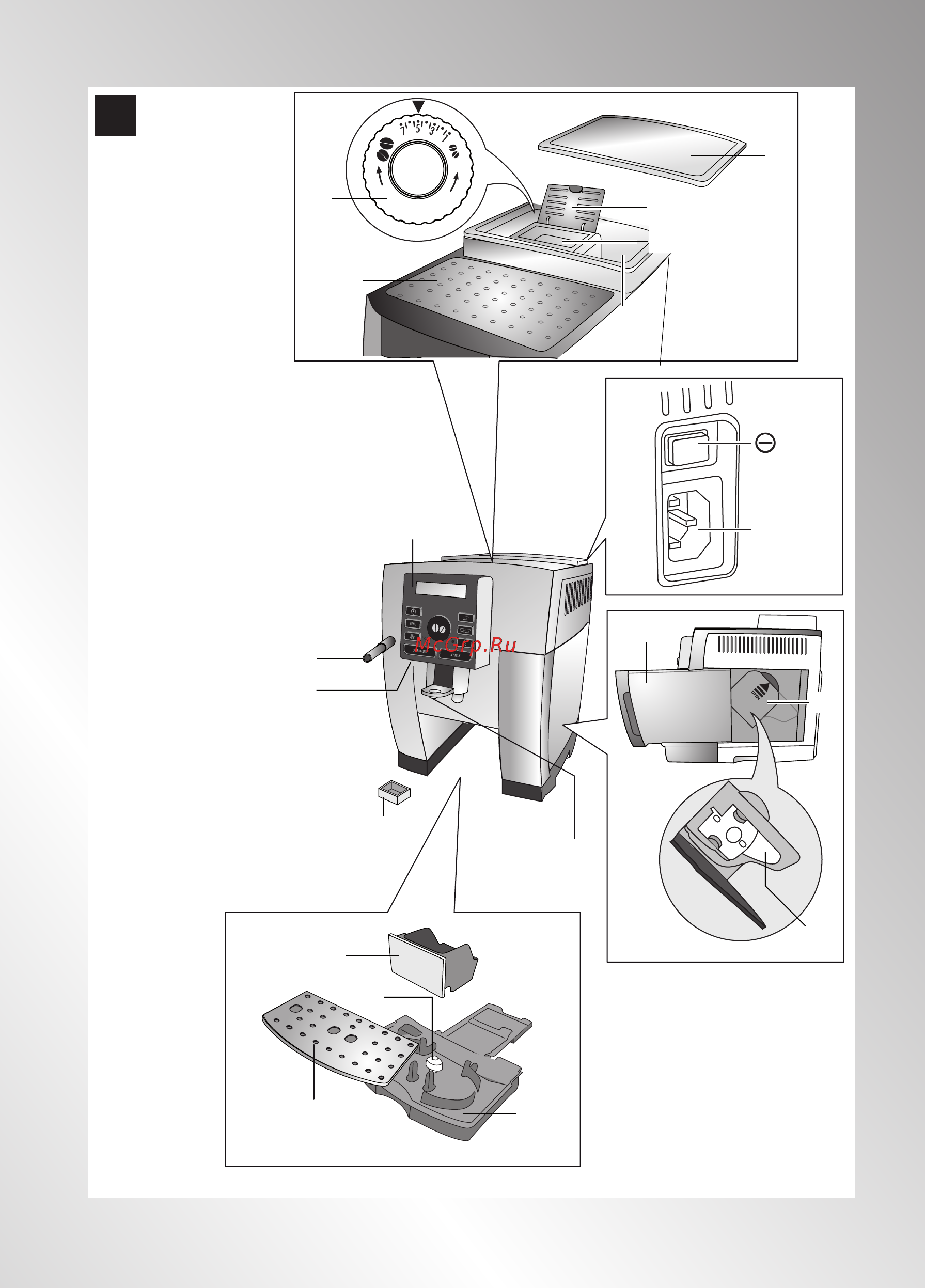 Delonghi ECAM 25.452.B Инструкция по эксплуатации онлайн [3/21] 83376