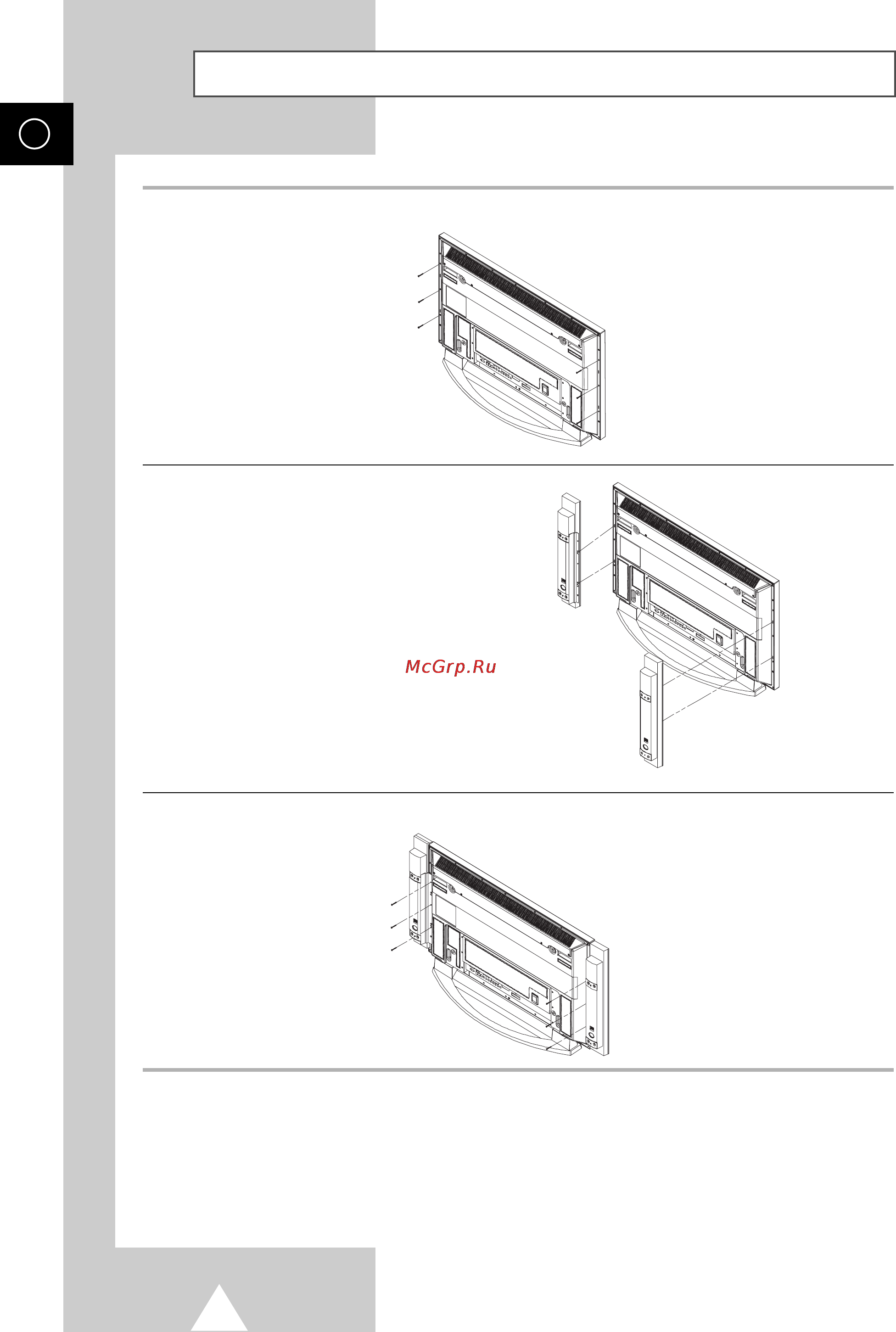 Samsung PS-42D4 SR [12/64] Подсоединение громкоговорителей