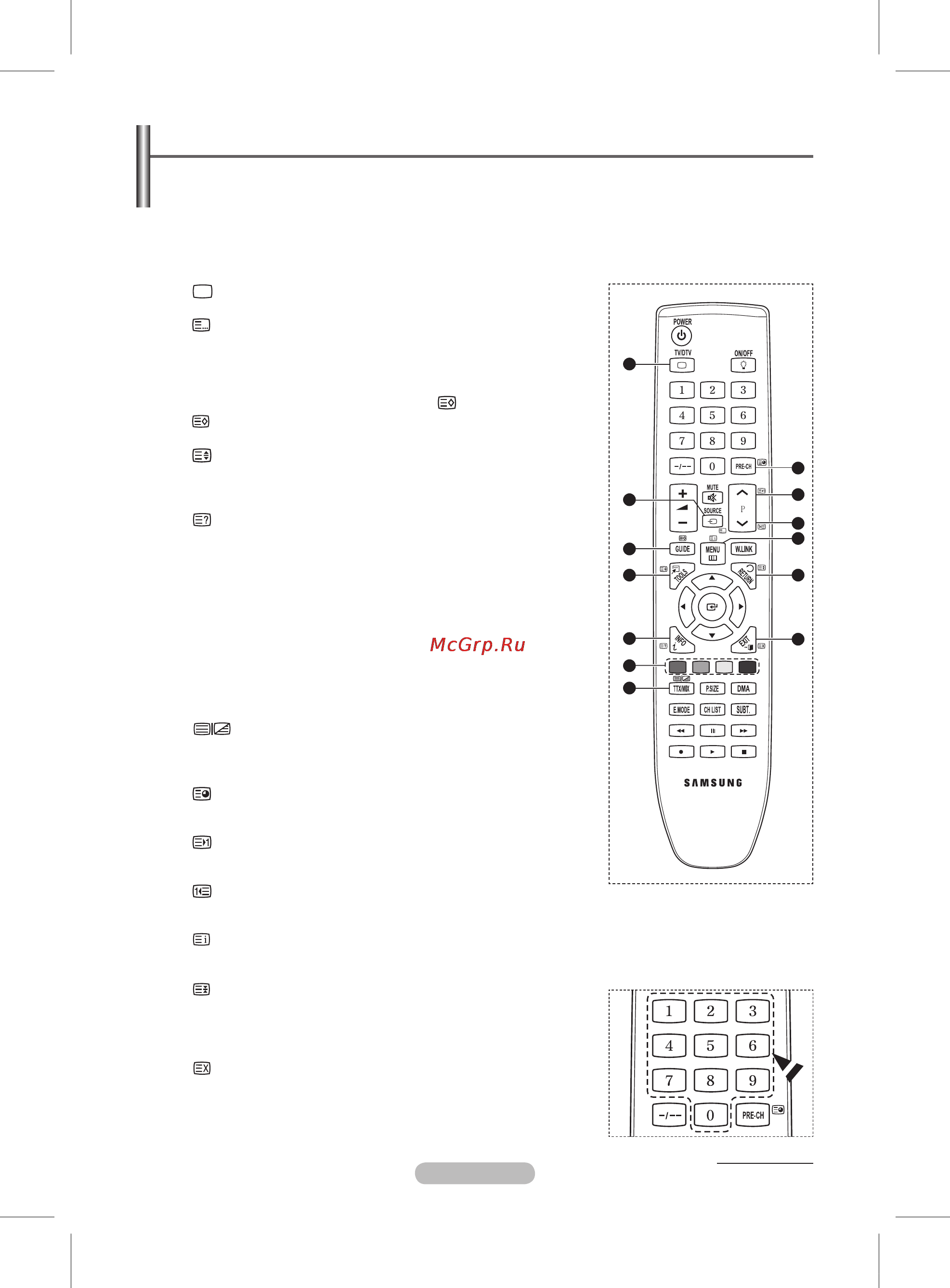 Samsung PS50A656 [55/62] Функция телетекст