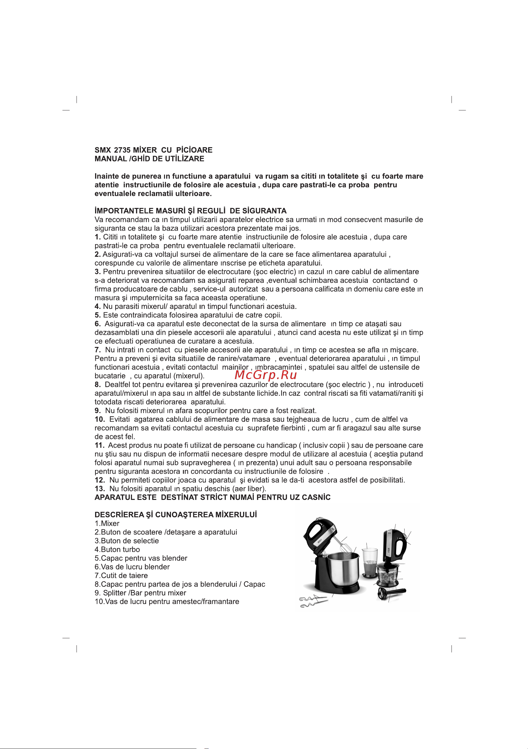 Sinbo SMX-2735 [35/40] Român