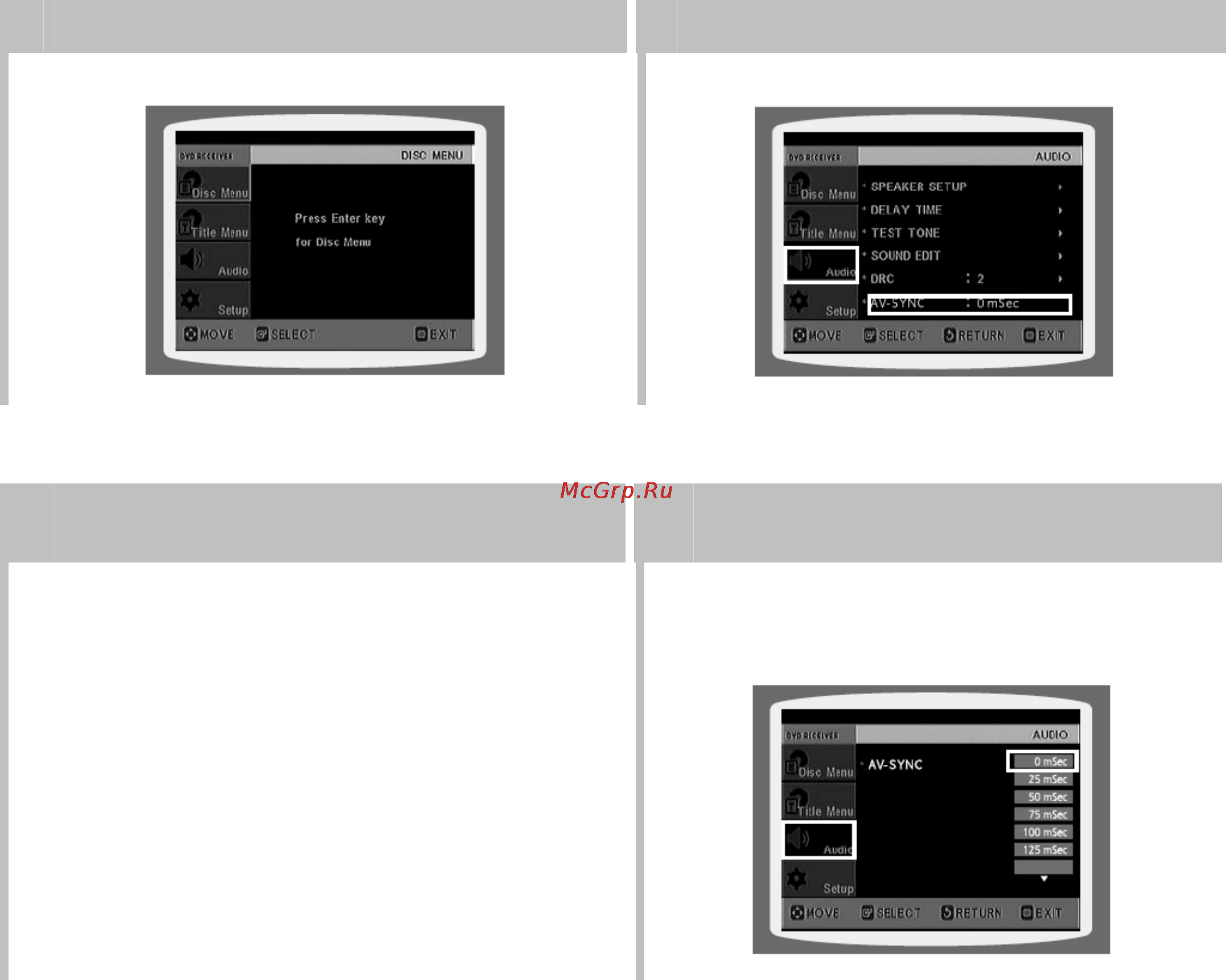 Samsung HT-KD800 [56/91] Настройка функции av sync