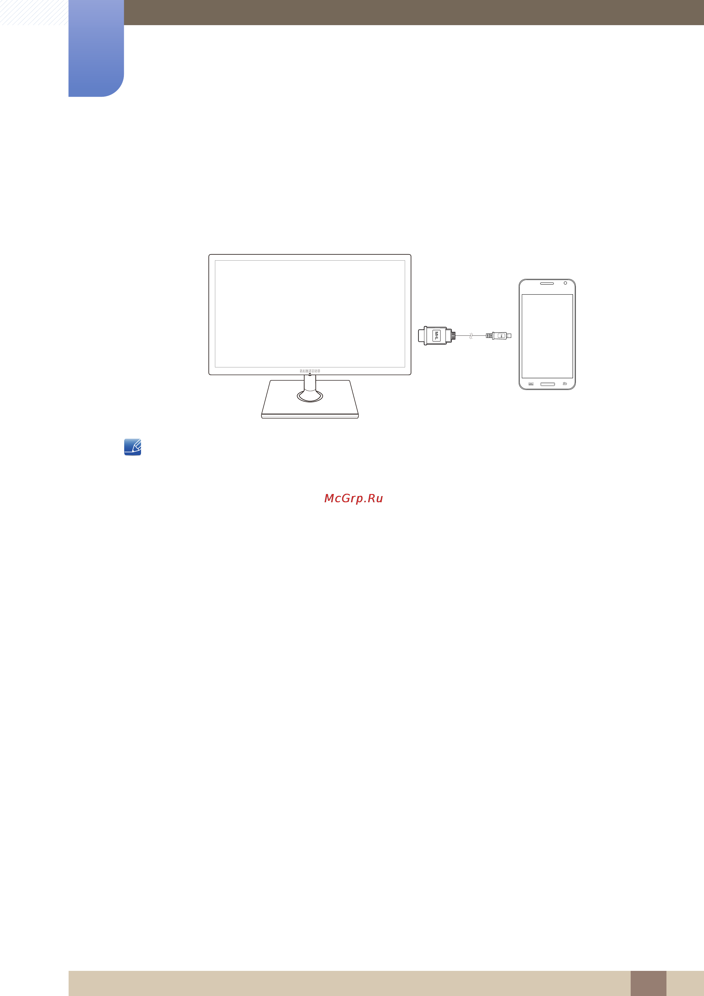 Samsung S24C550ML [33/114] Mhl mobile high definition link