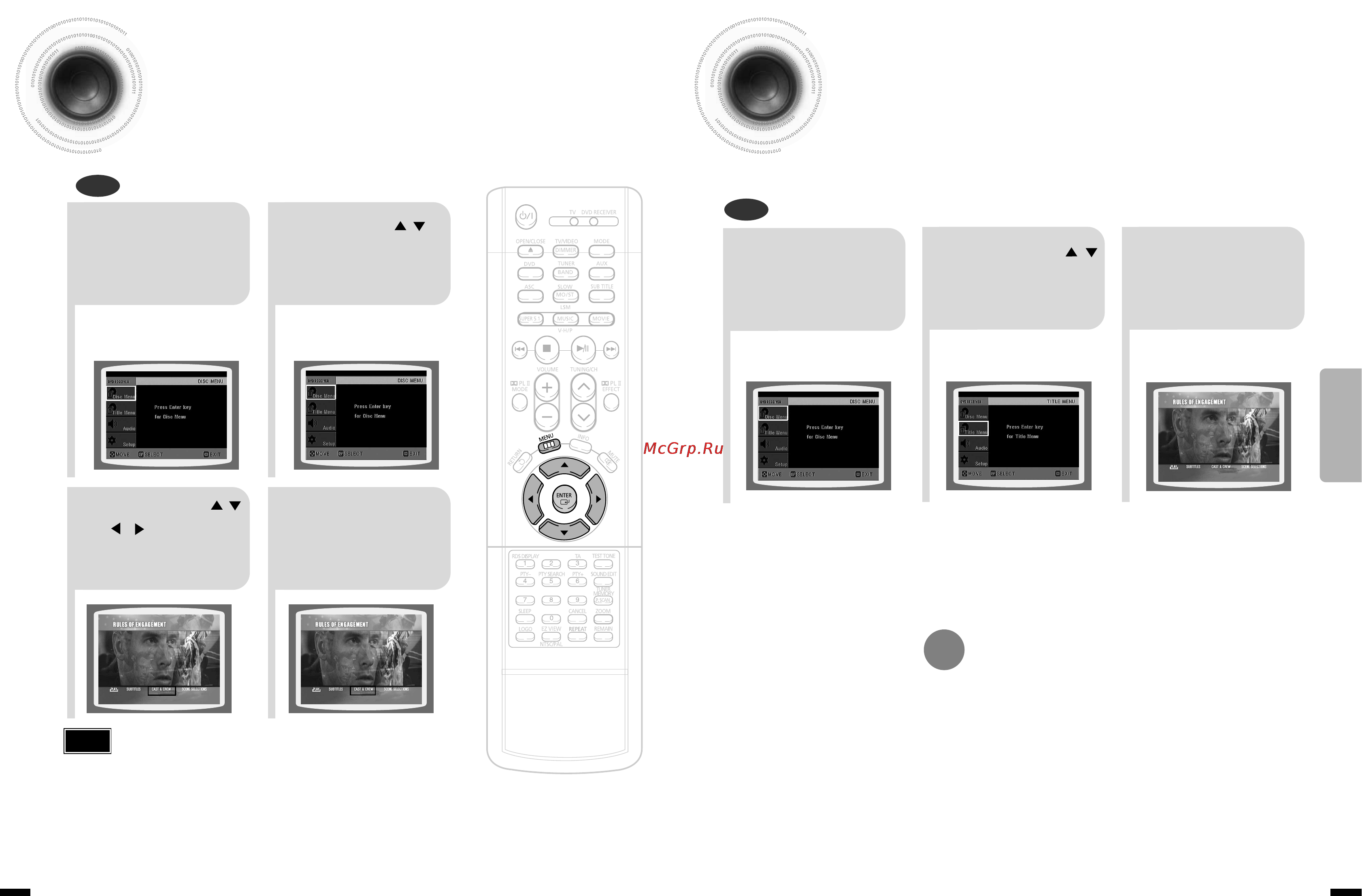 Samsung HT-DS1870 [20/40] Using disc menu