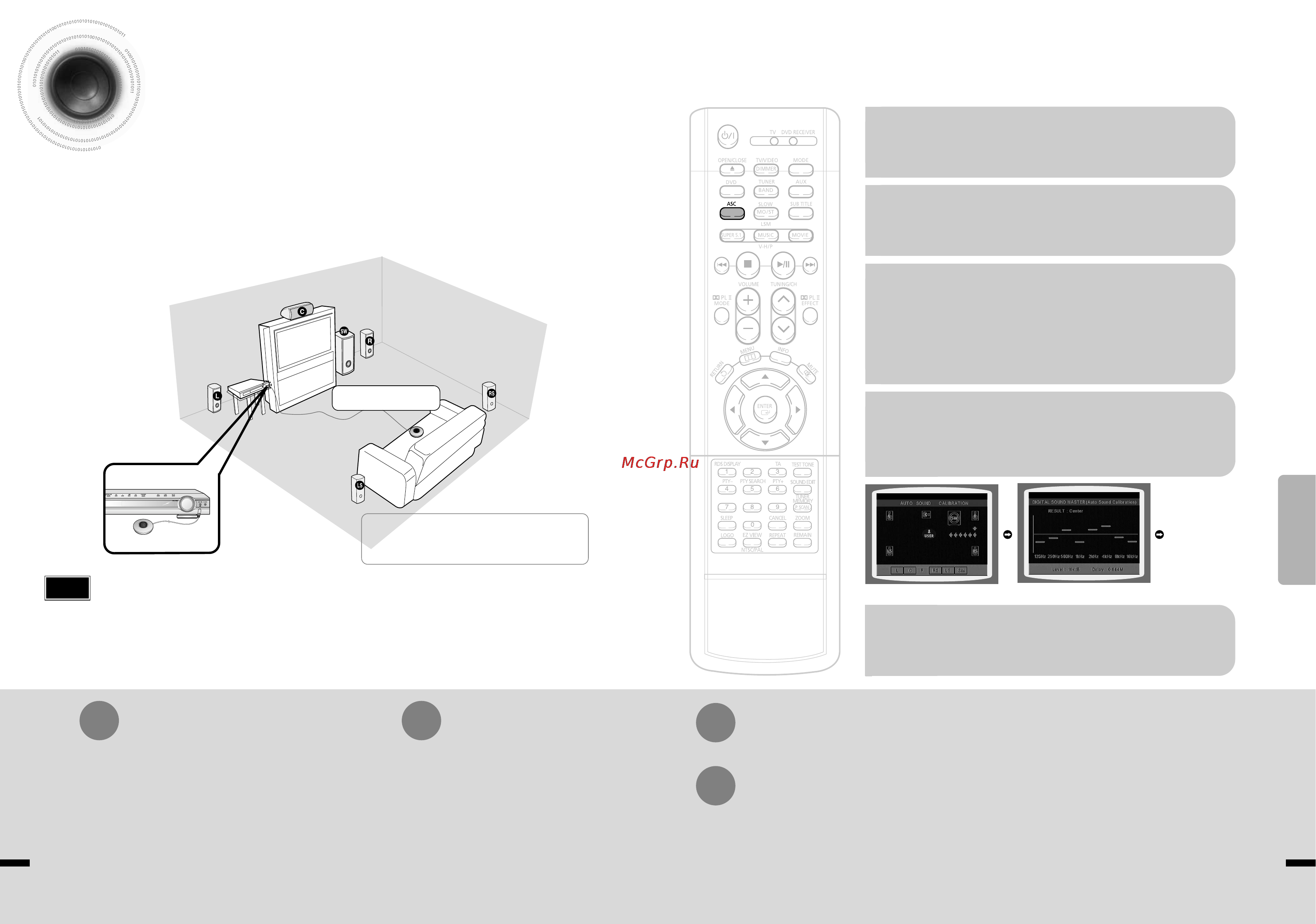 Samsung HT-DS1870 [31/40] Auto sound calibration setup