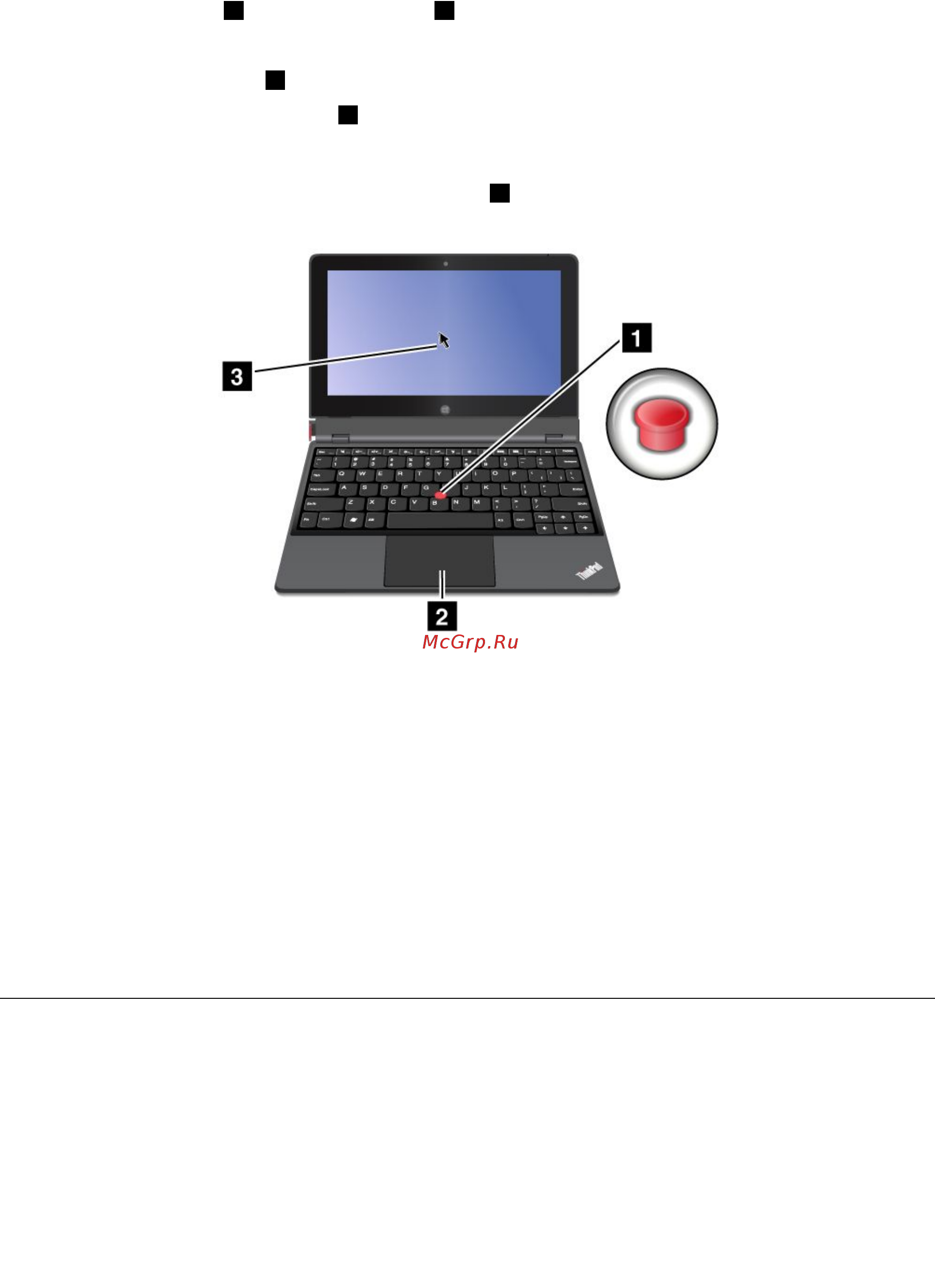 Lenovo ThinkPad Helix (N3Z3WRT) [27/96] Использование манипулятора thinkpad