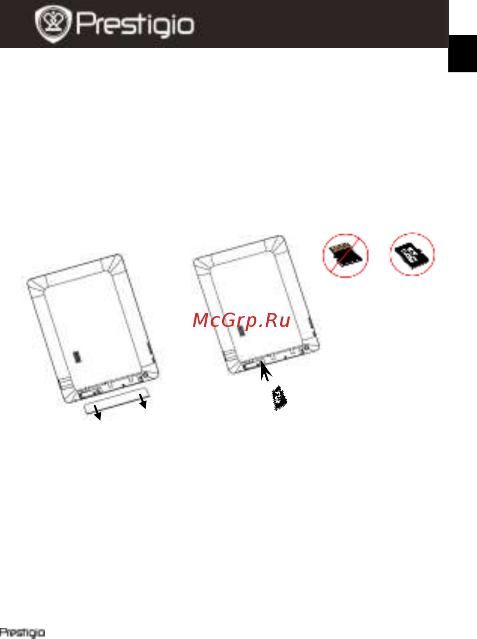 Prestigio MultiPad PMP7280 DUO Black Инструкция по эксплуатации онлайн [3/4] 239020