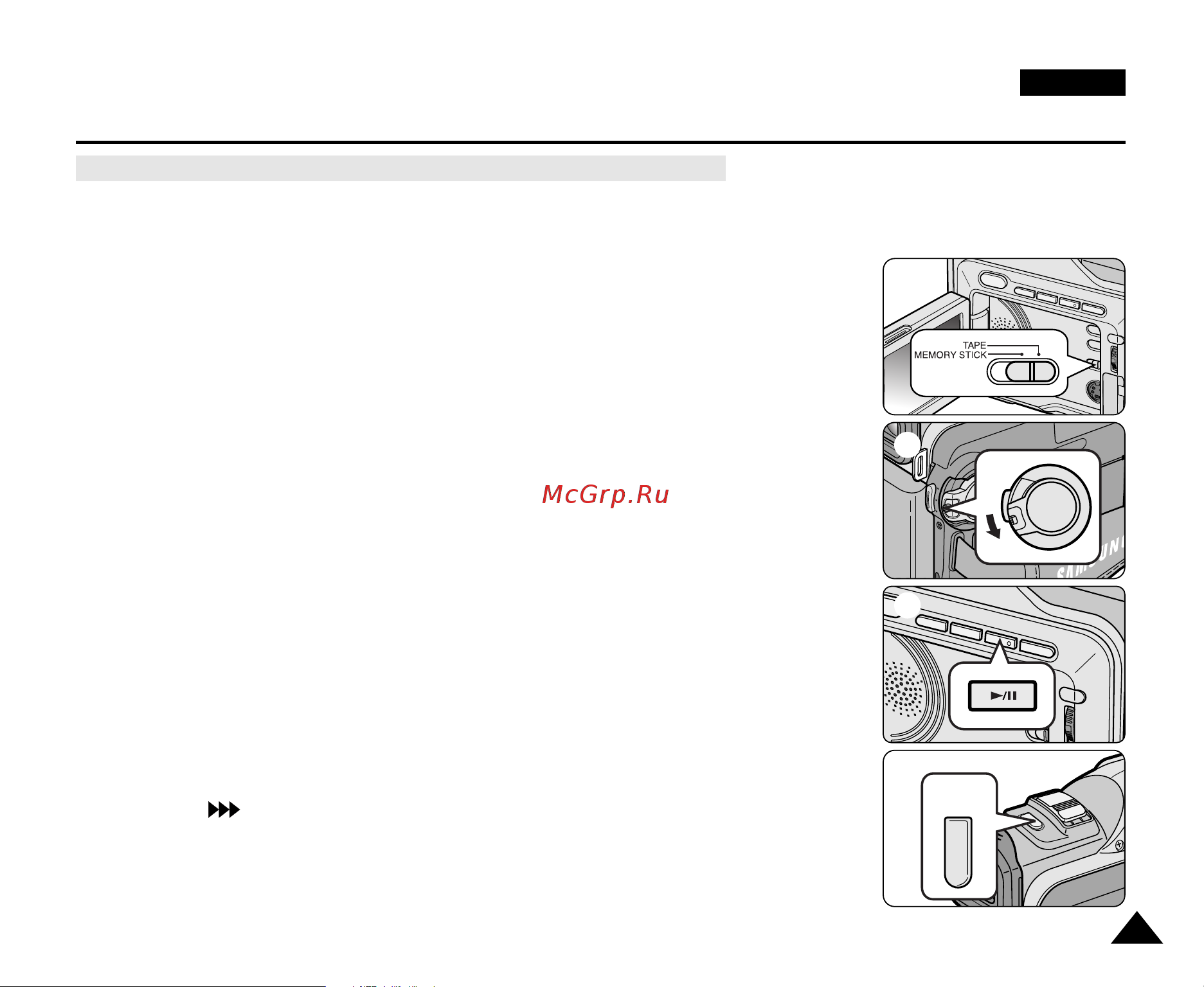Samsung VP-D903DI [91/110] Режим цифровой фотокамеры