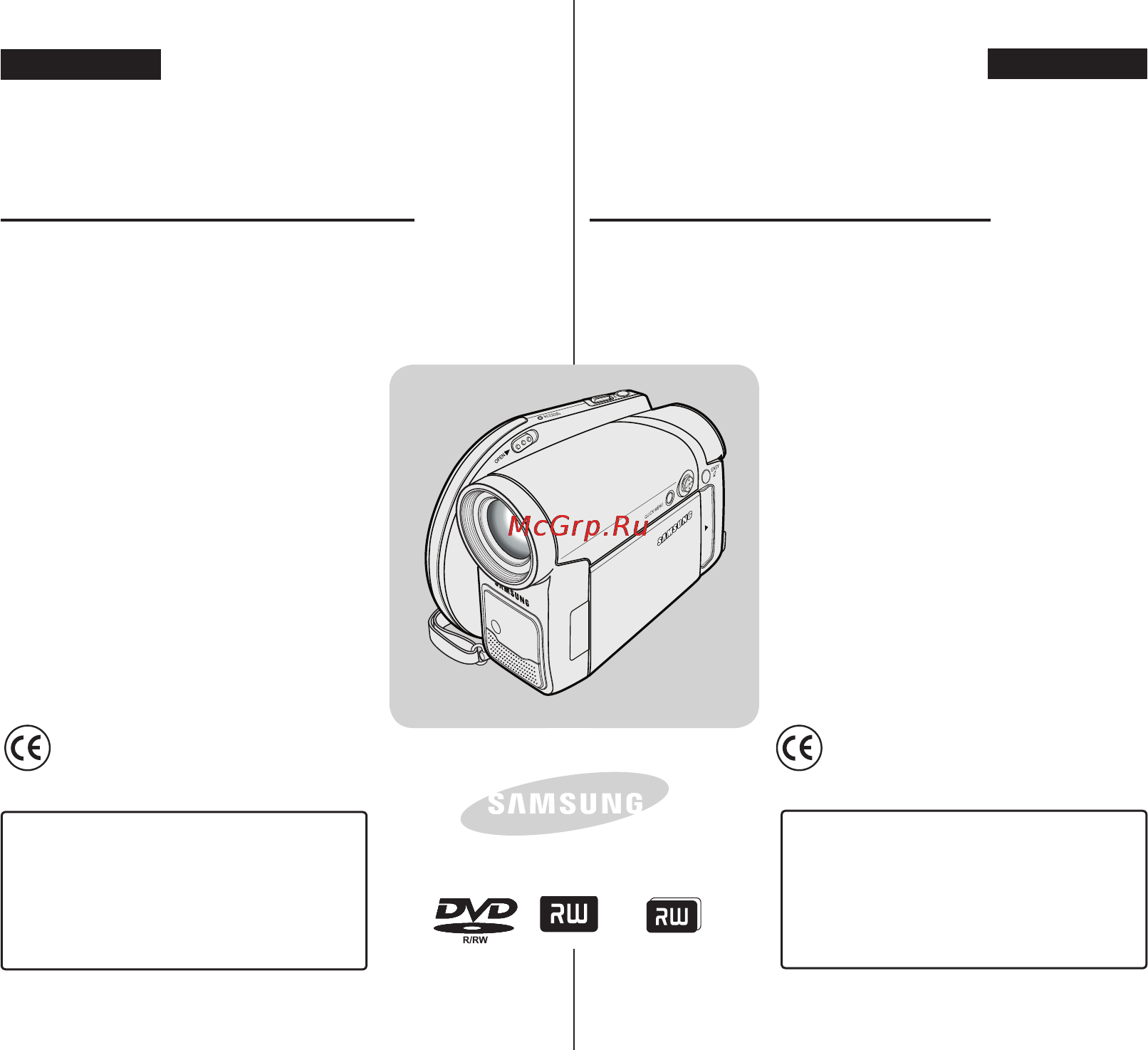 Samsung VP-DC161WI Инструкция по эксплуатации онлайн