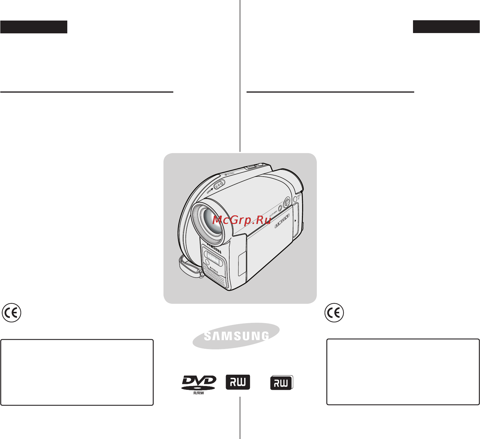 Samsung VP-DC565WI Инструкция по эксплуатации онлайн
