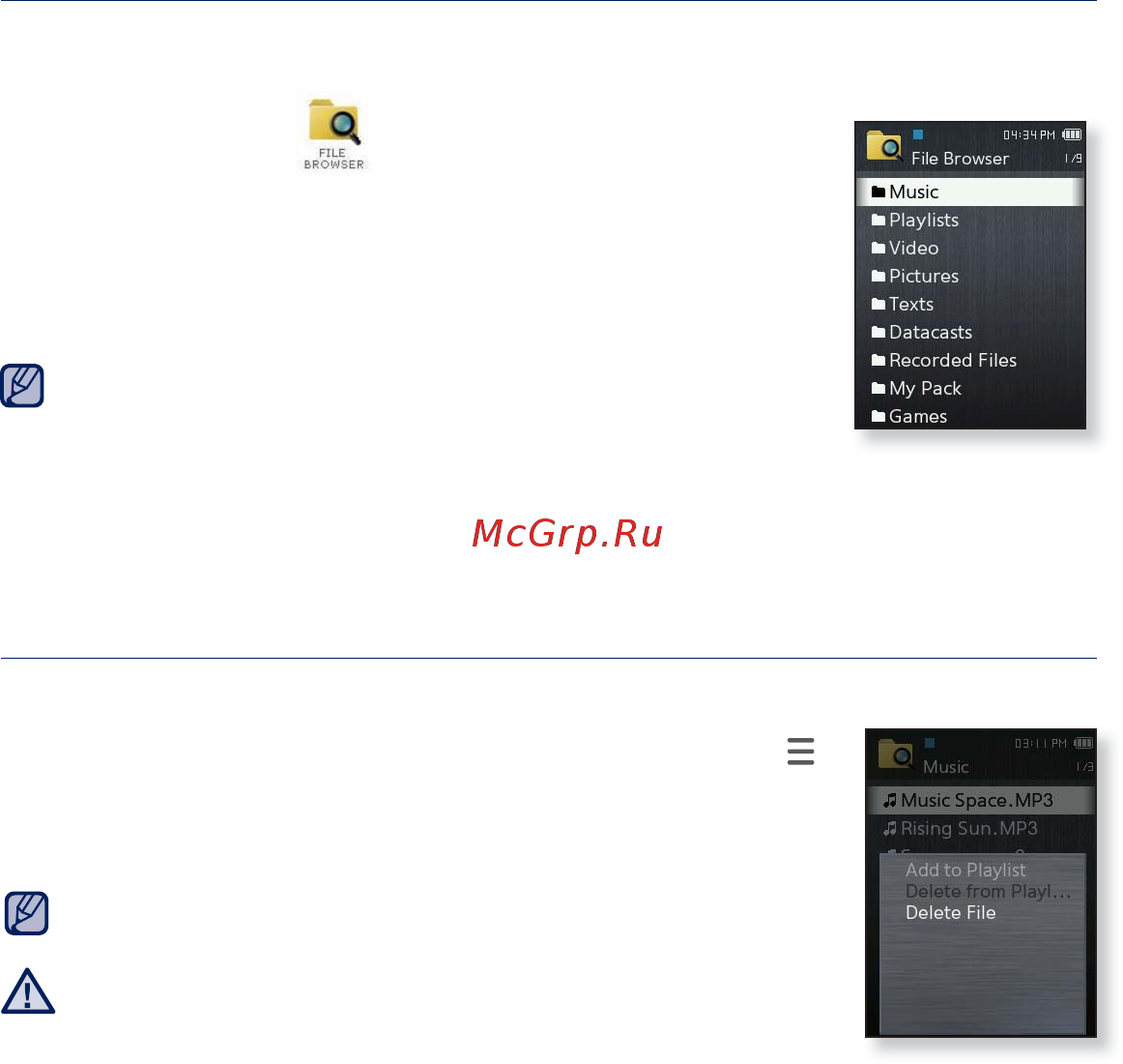 Samsung YP-Q2AB [18/98] Файлов при помощи функции