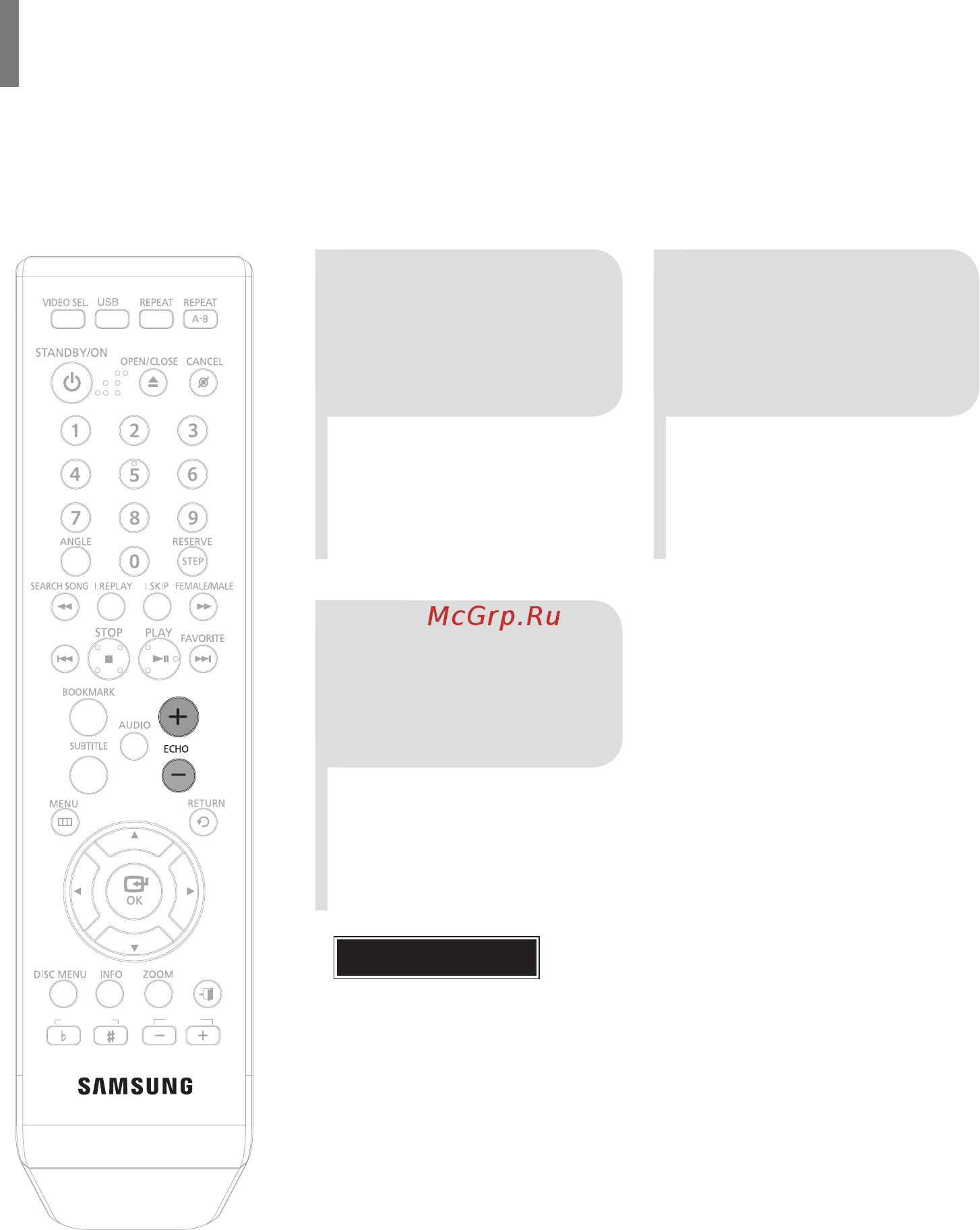 Samsung DVD-K420 [102/125] Ni д ключення м крофону
