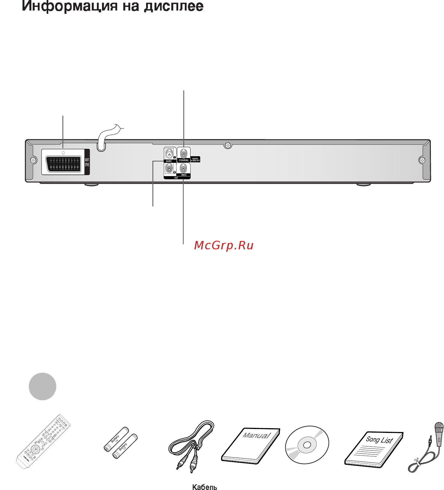 Samsung DVD-K420 (караоке) [69/125] Dvd k420 dvd k450