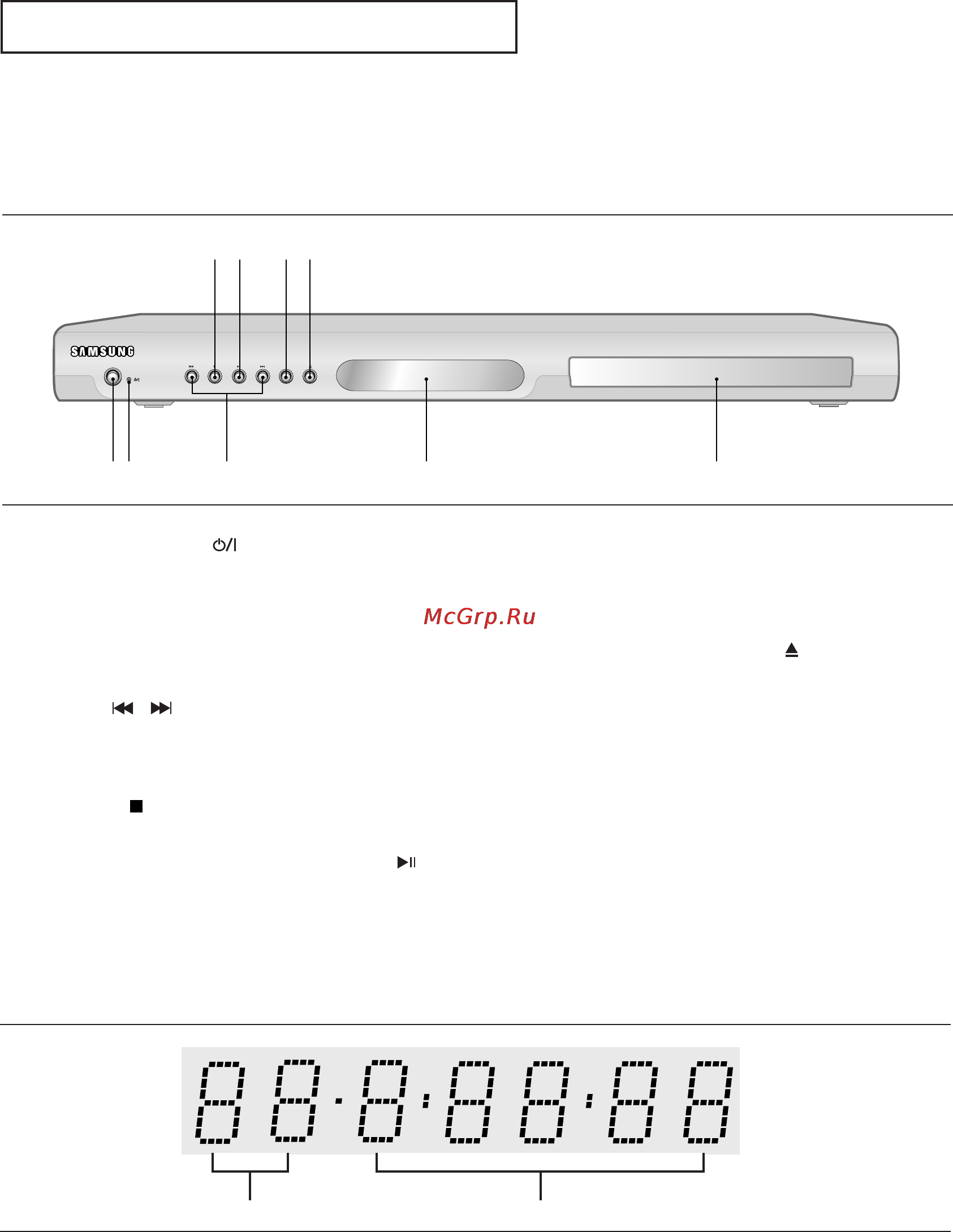 Samsung DVD-P355 [8/118] Описание