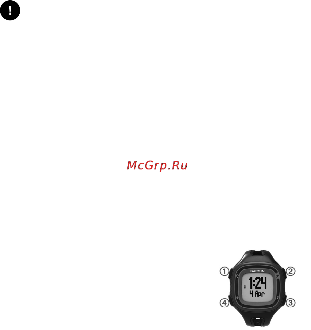Garmin Forerunner 10 [3/16] Введение