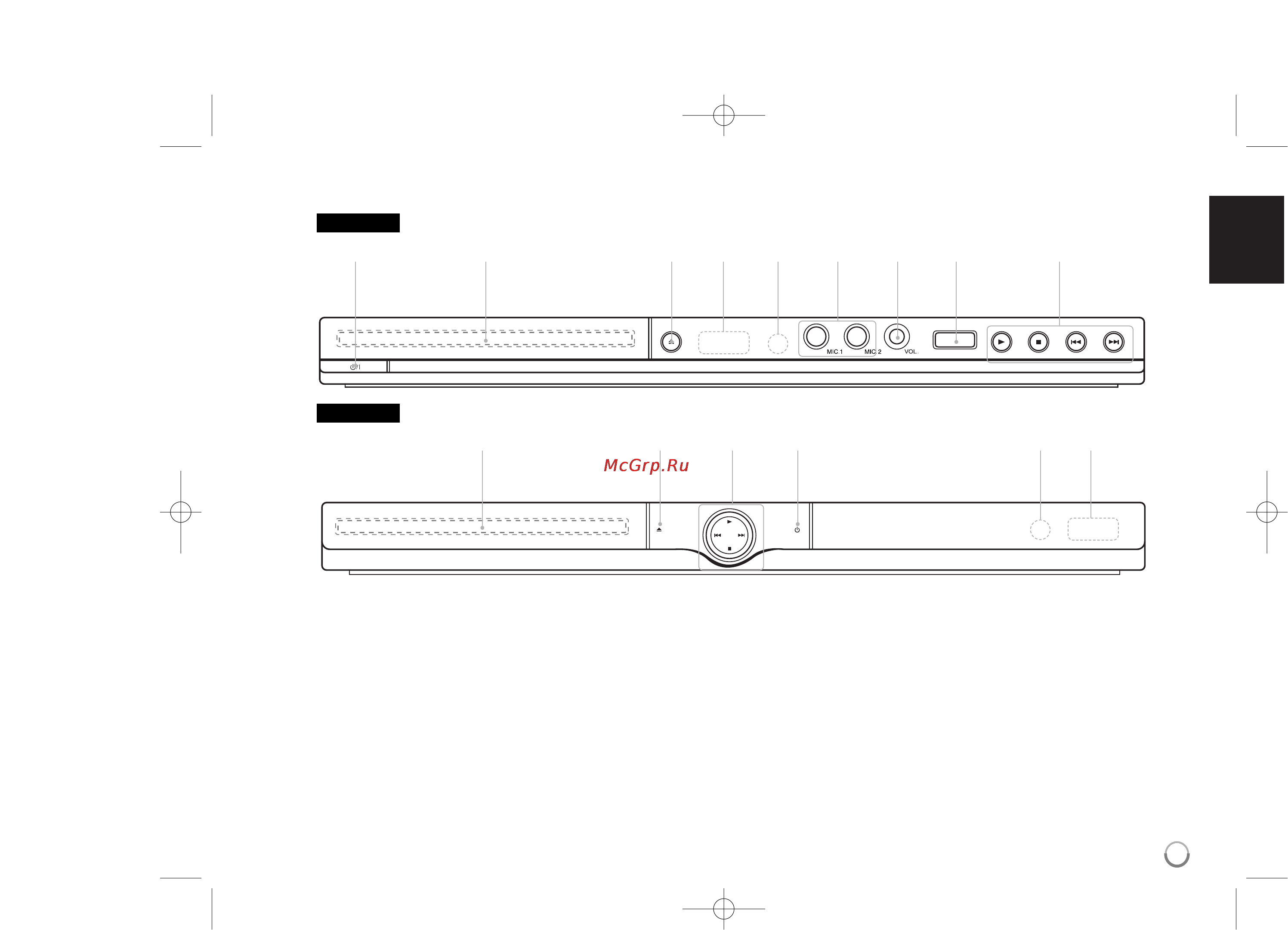 LG DVX-490H [7/16] Основной блок