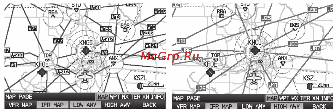 Garmin GPSMAP 695 [60/192] Воздушные линии