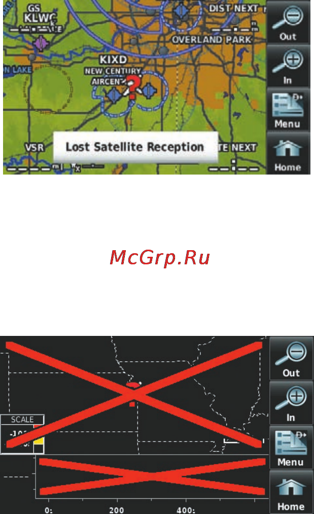 Garmin Aera 510 [127/177] Приложение в ненормальная работа