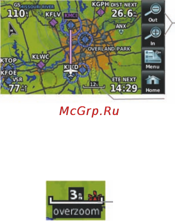 Garmin Aera 510 [28/177] Автоматическое масштабирование