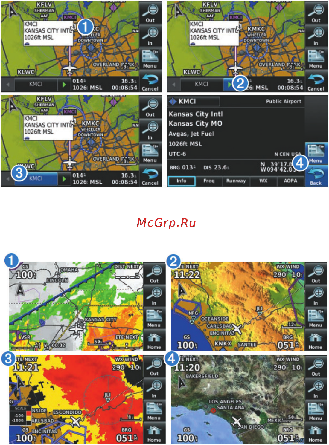 Garmin Aera 500 [31/177] Слои карты
