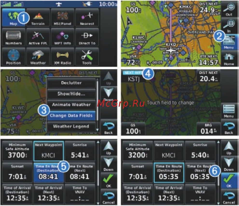 Garmin Aera 510 Инструкция по эксплуатации онлайн [42/177] 83821