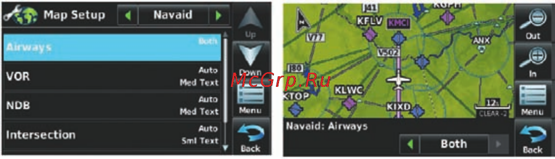 Garmin Aera 510 [53/177] Воздушные линии