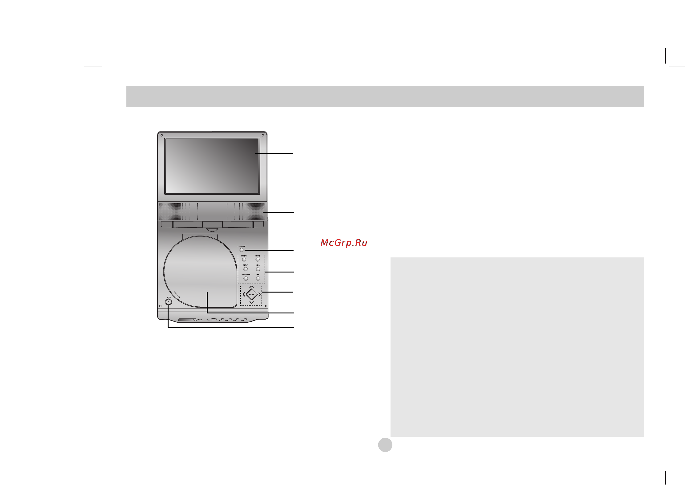 LG DP281B [8/42] Органы управления