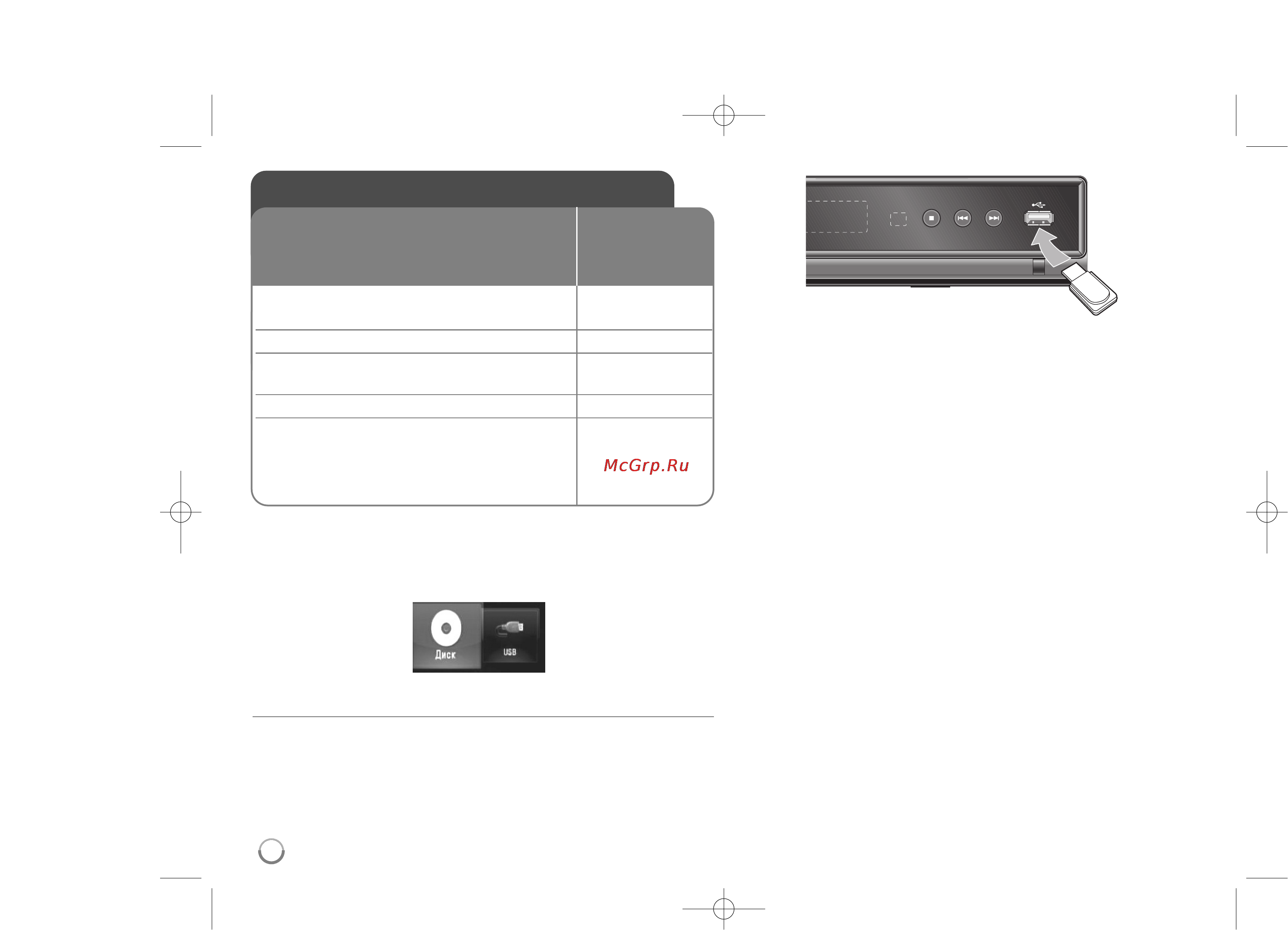 LG BD-370 [20/48] Использование флэш накопителя usb