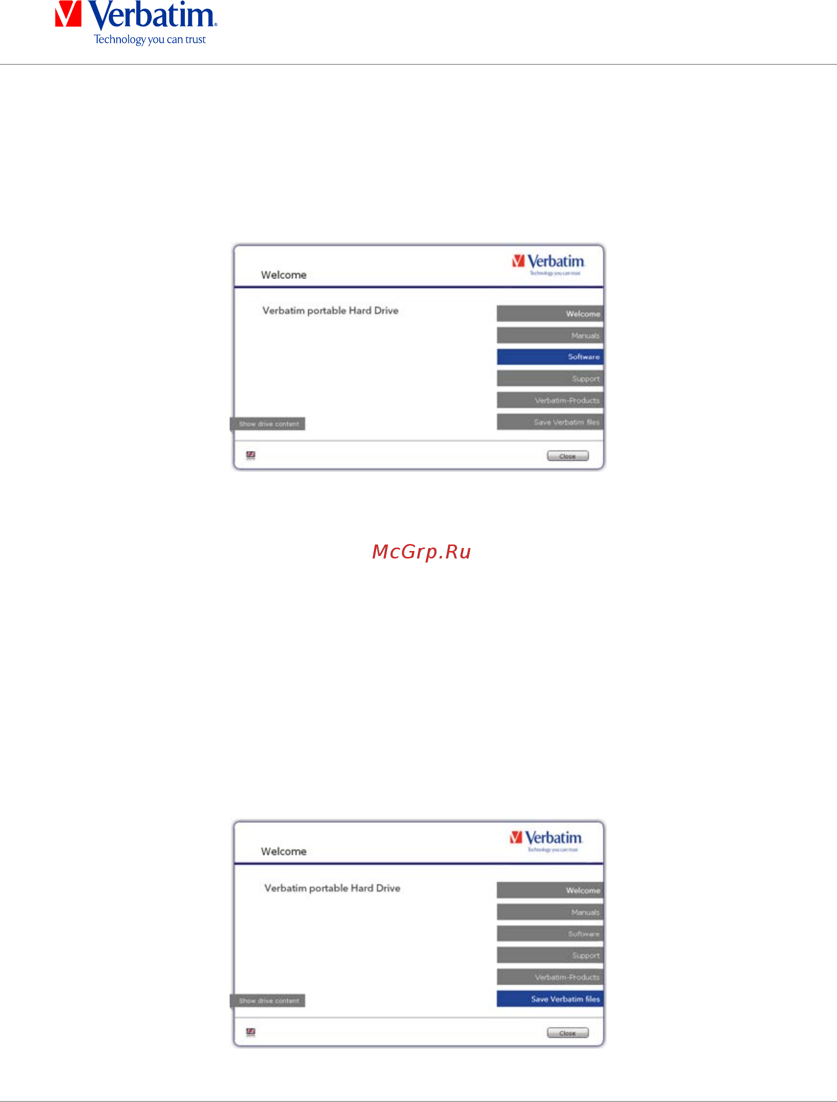 Verbatim 53151 500Gb Silver [8/23] Установка по на персональном компьютере