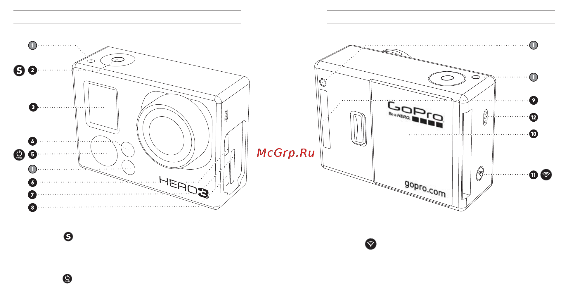 Gopro HD Hero 3 Black Edition Adventure [4/34] Элементы конструкции hero 3 элементы конструкции hero3