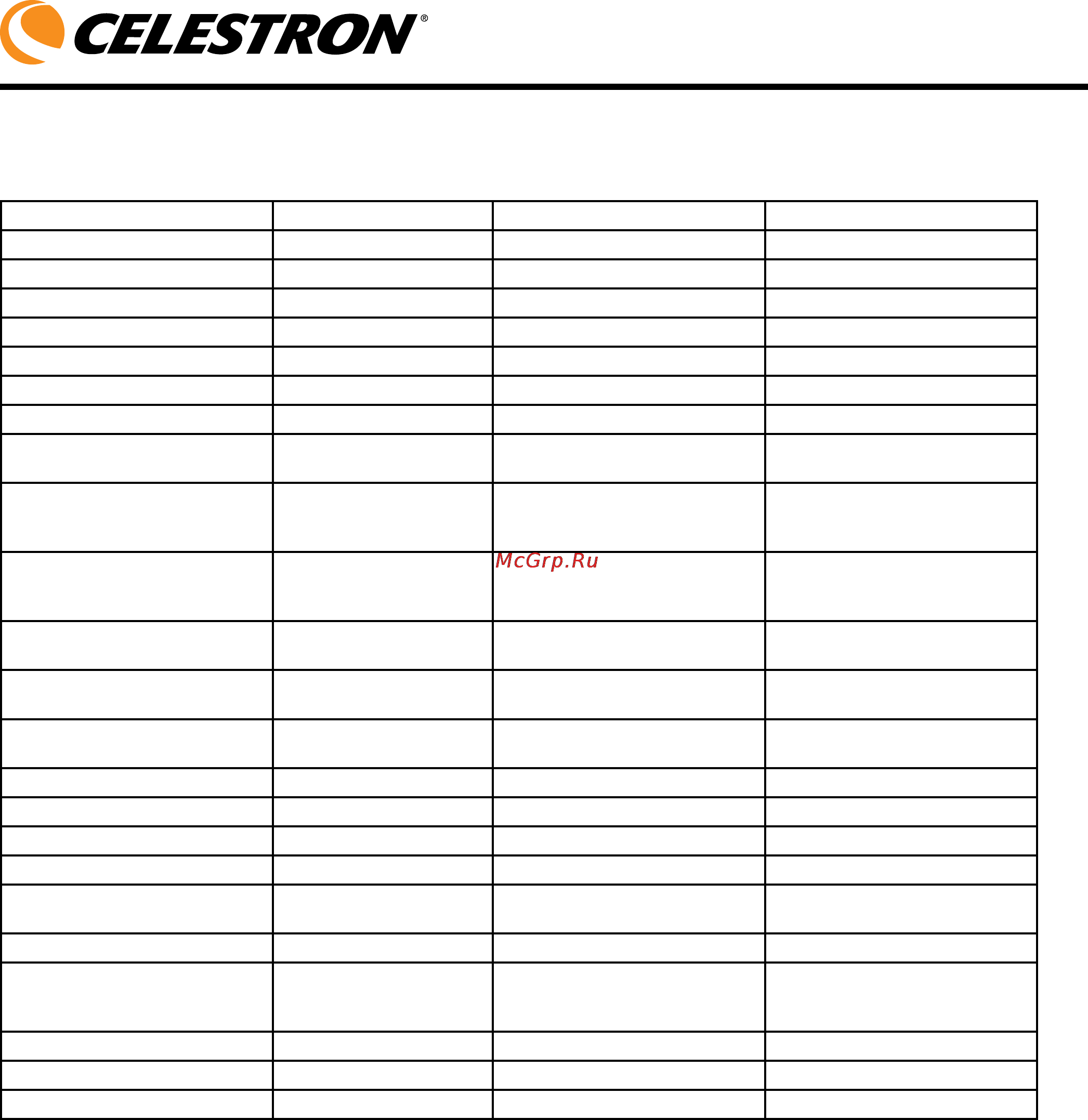 Celestron PowerSeeker 50 nbsp AZ [22/22] Технические характеристики