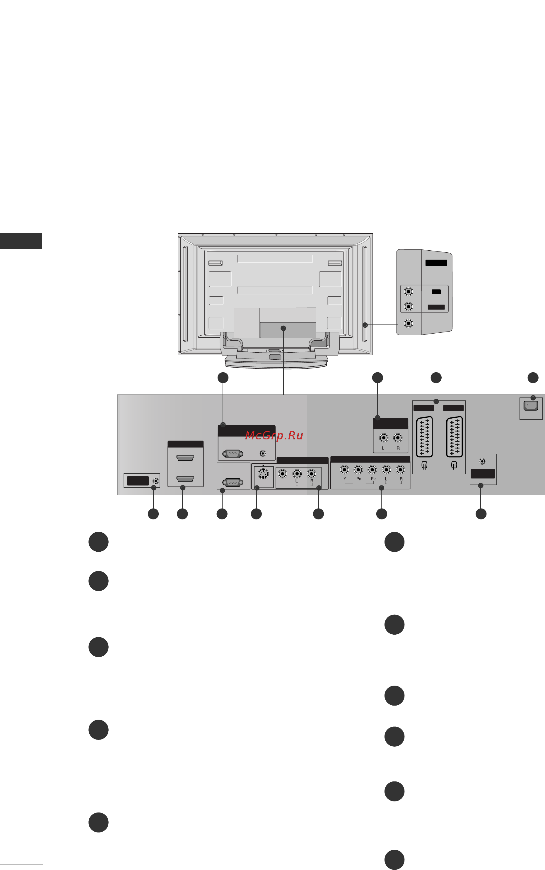 LG 50PC1R [7/86] Варианты подключения