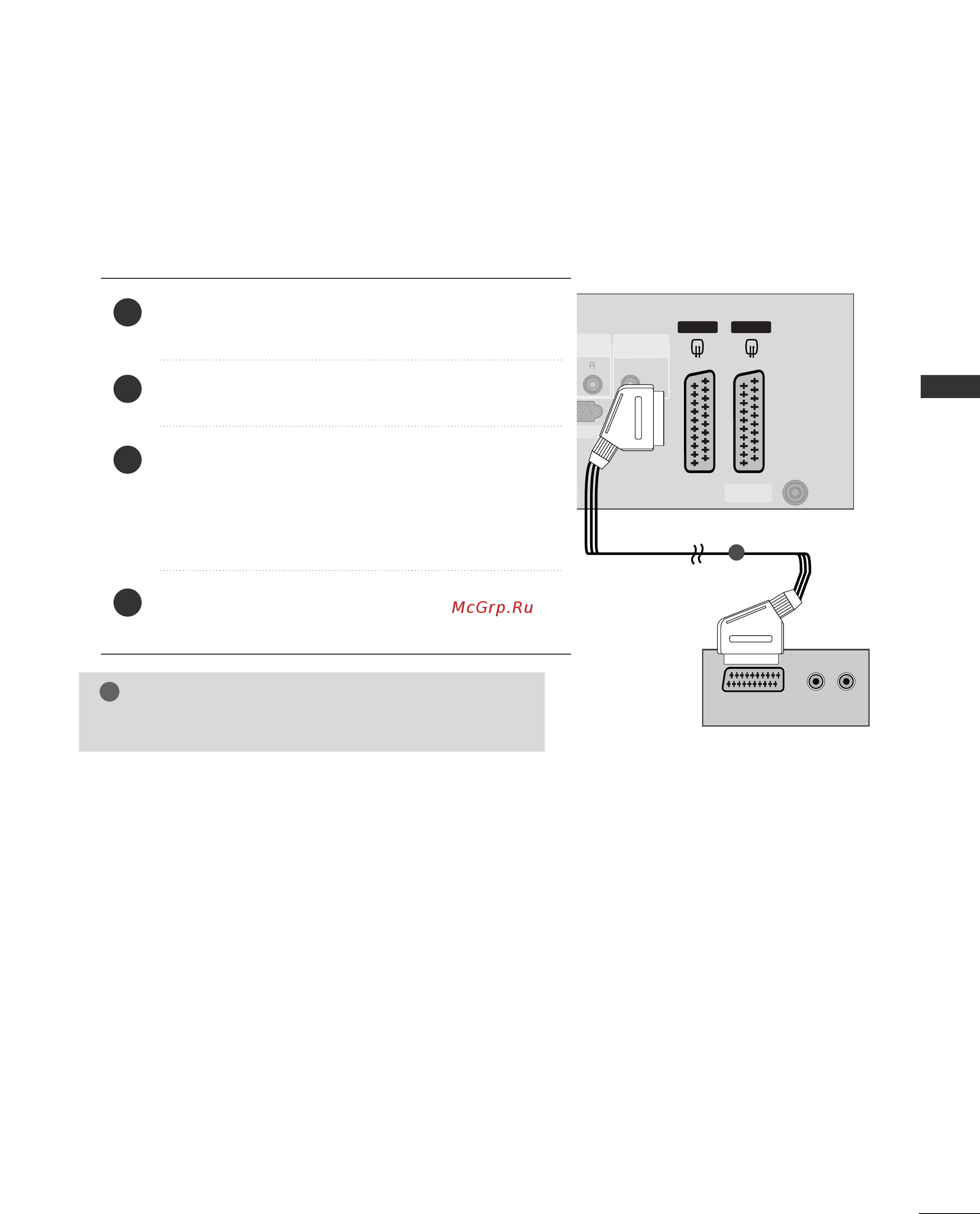 LG 32 PC54 Black [15/78] Как правильно подключить кабель scart