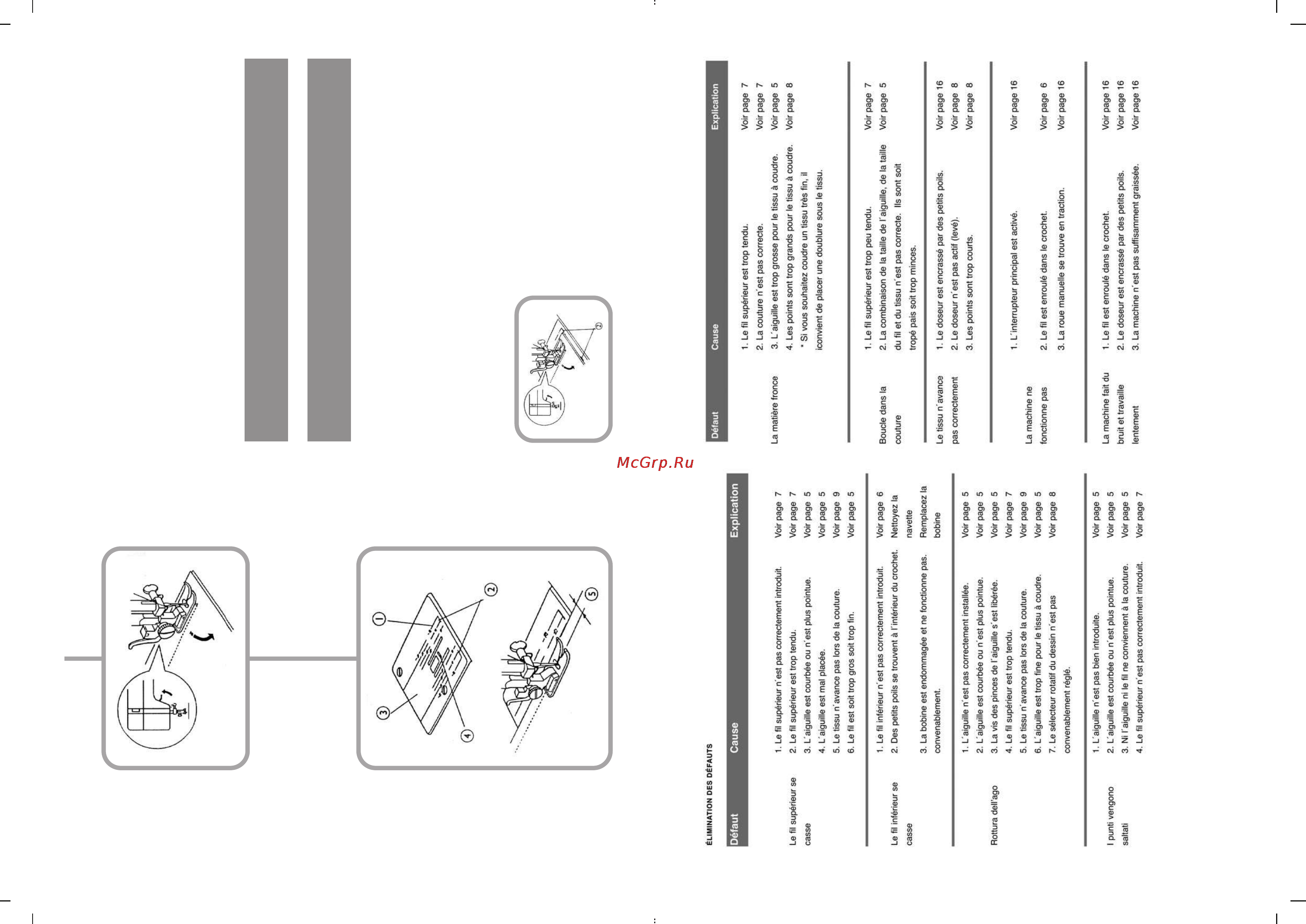 Sinbo SSW-812 [32/42] Richtung ändern richtung ändern change sewing direction change sewing direction