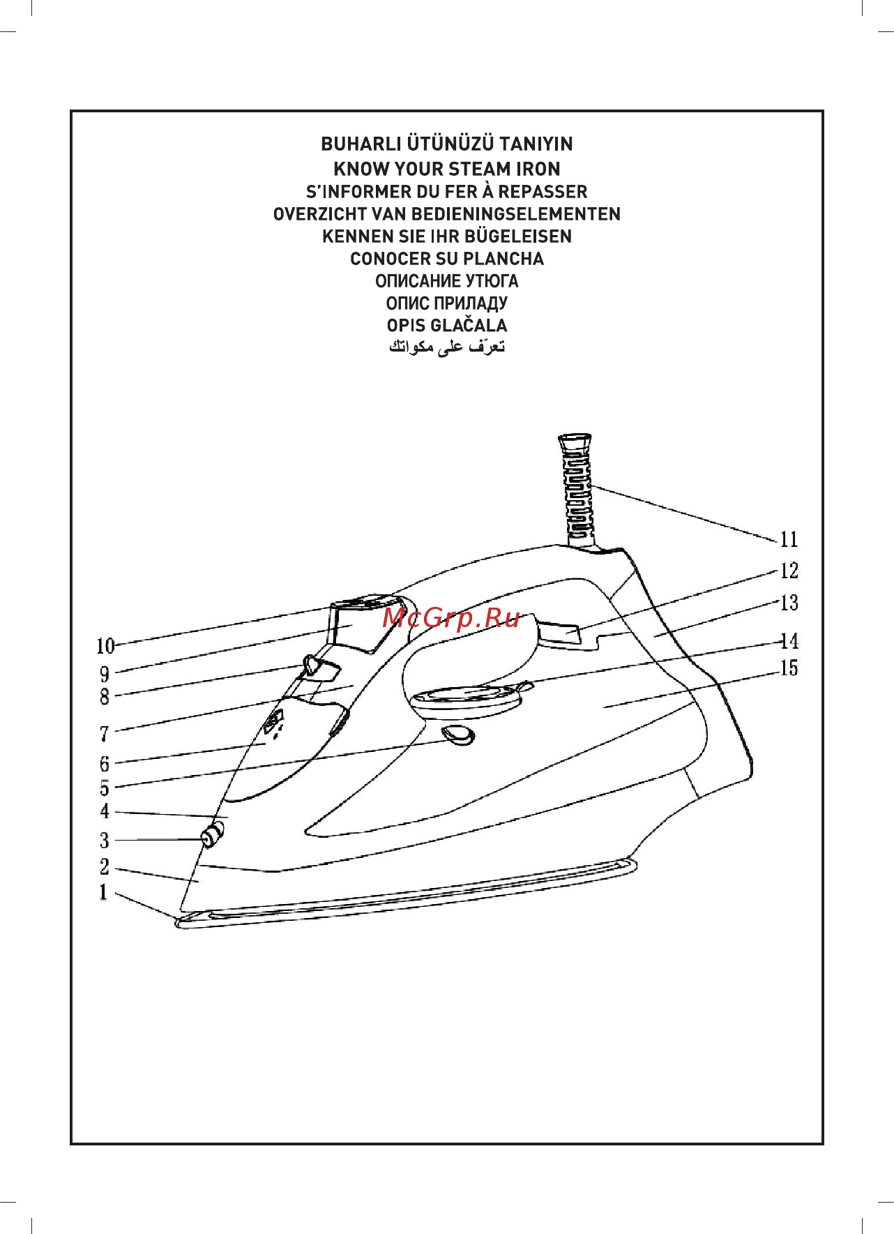 Sinbo SSI 2864 2200Вт коричневый Инструкция по эксплуатации онлайн [2/59] 298275