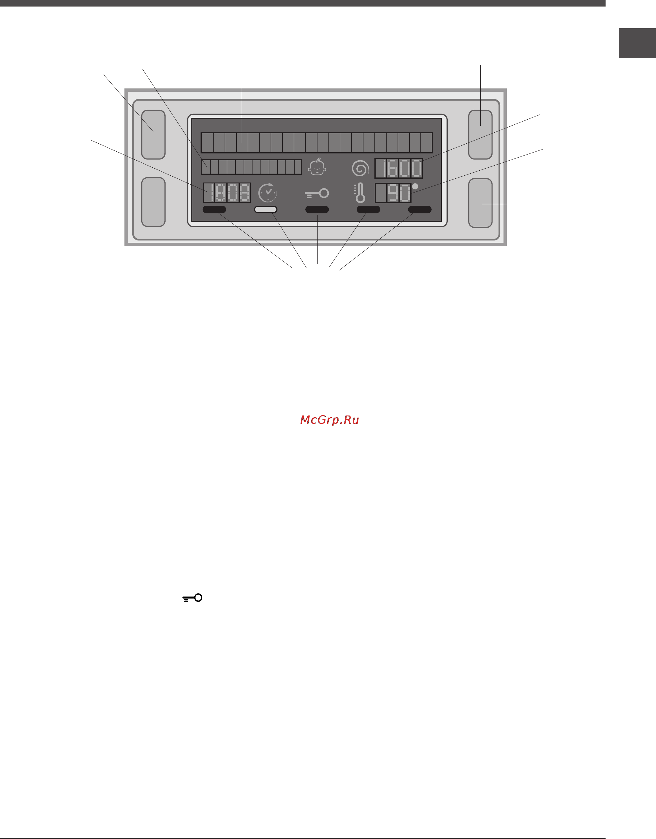 Hotpoint-Ariston MVE 111419BX (CIS) [5/12] Дисплей
