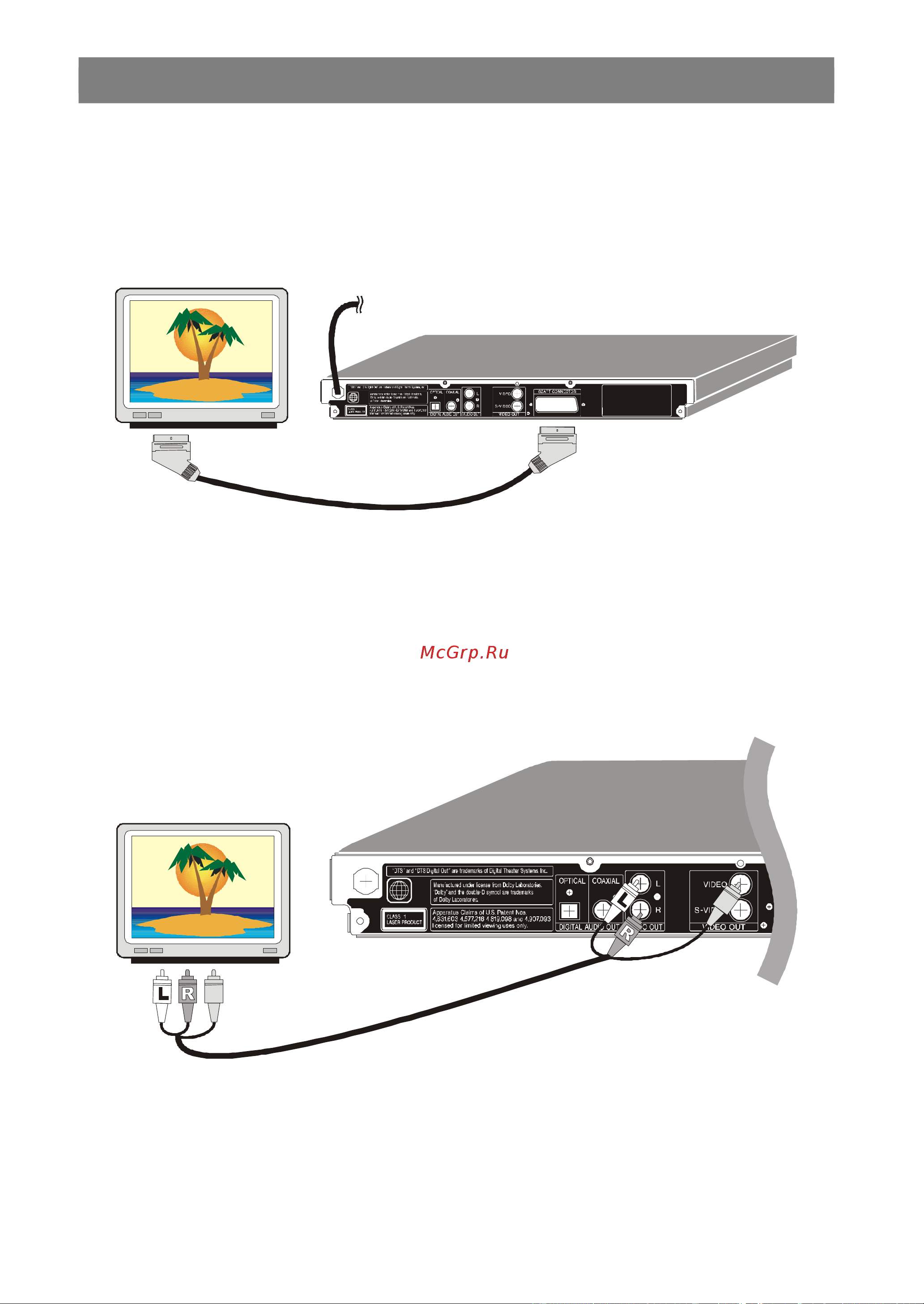 Sharp DV-SV80S(RU) [13/42] Подключение проигрывателя dvd к телевизору