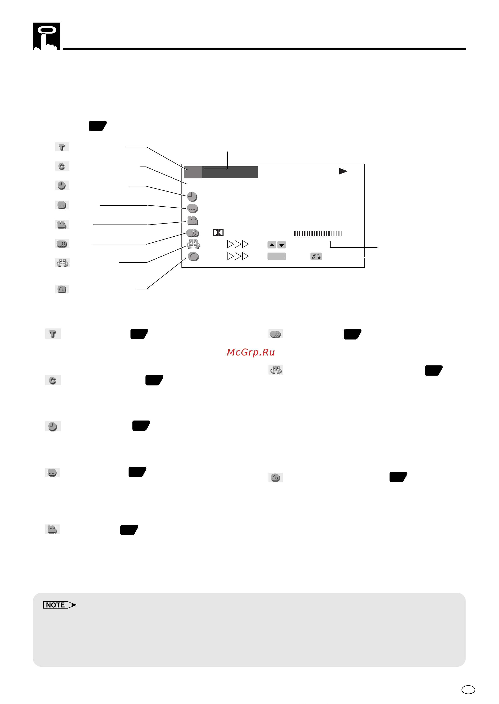 Sharp DV-NC70RU [83/104] About the function control screen