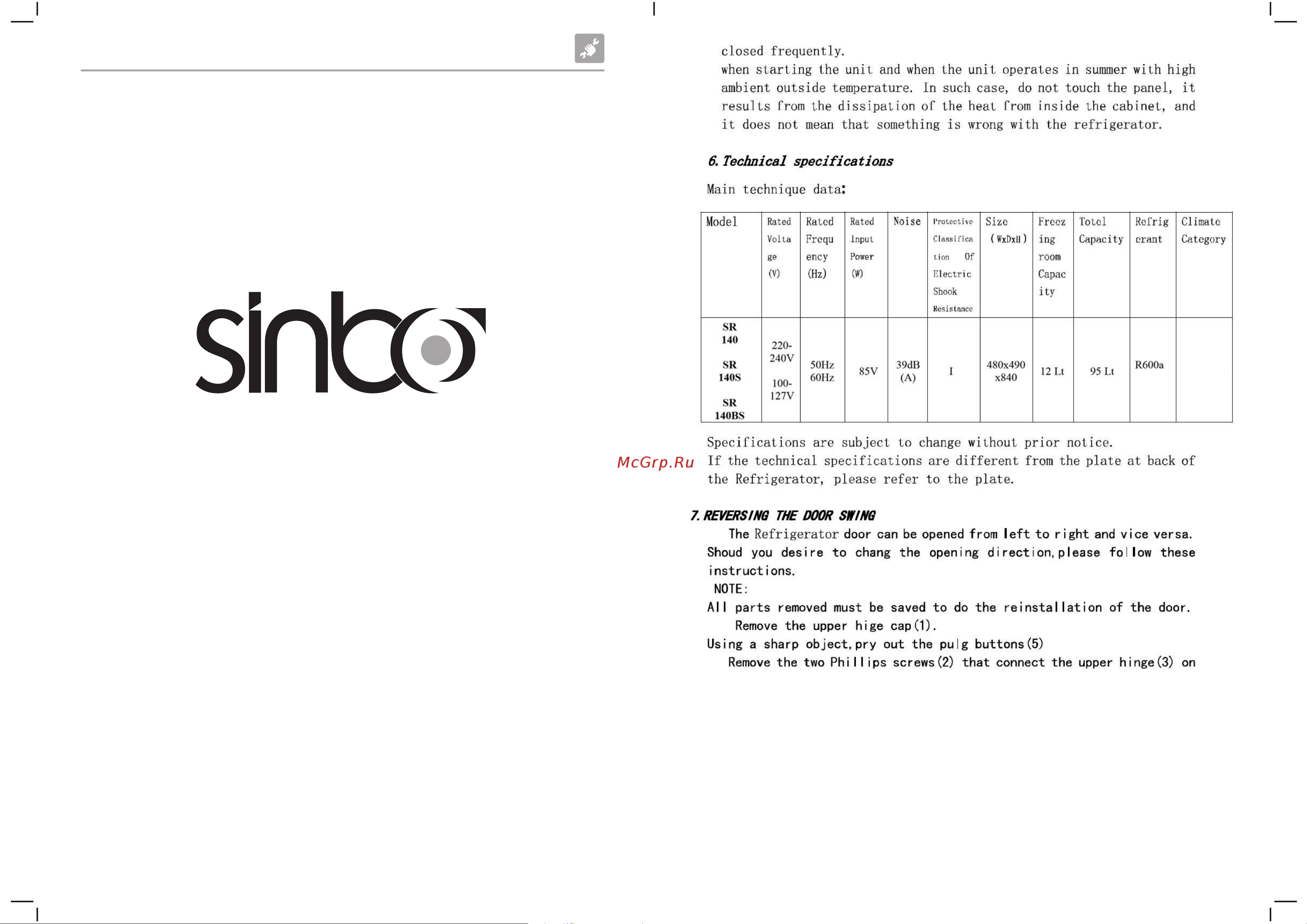 Sinbo SR-140 [13/30] Www sinbo com tr
