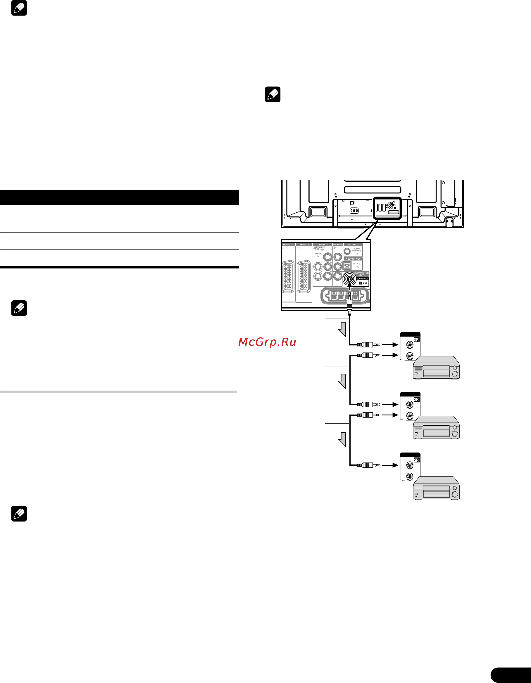 Pioneer PDP-LX6090 H [67/109] Подключение управляющих кабелей sr
