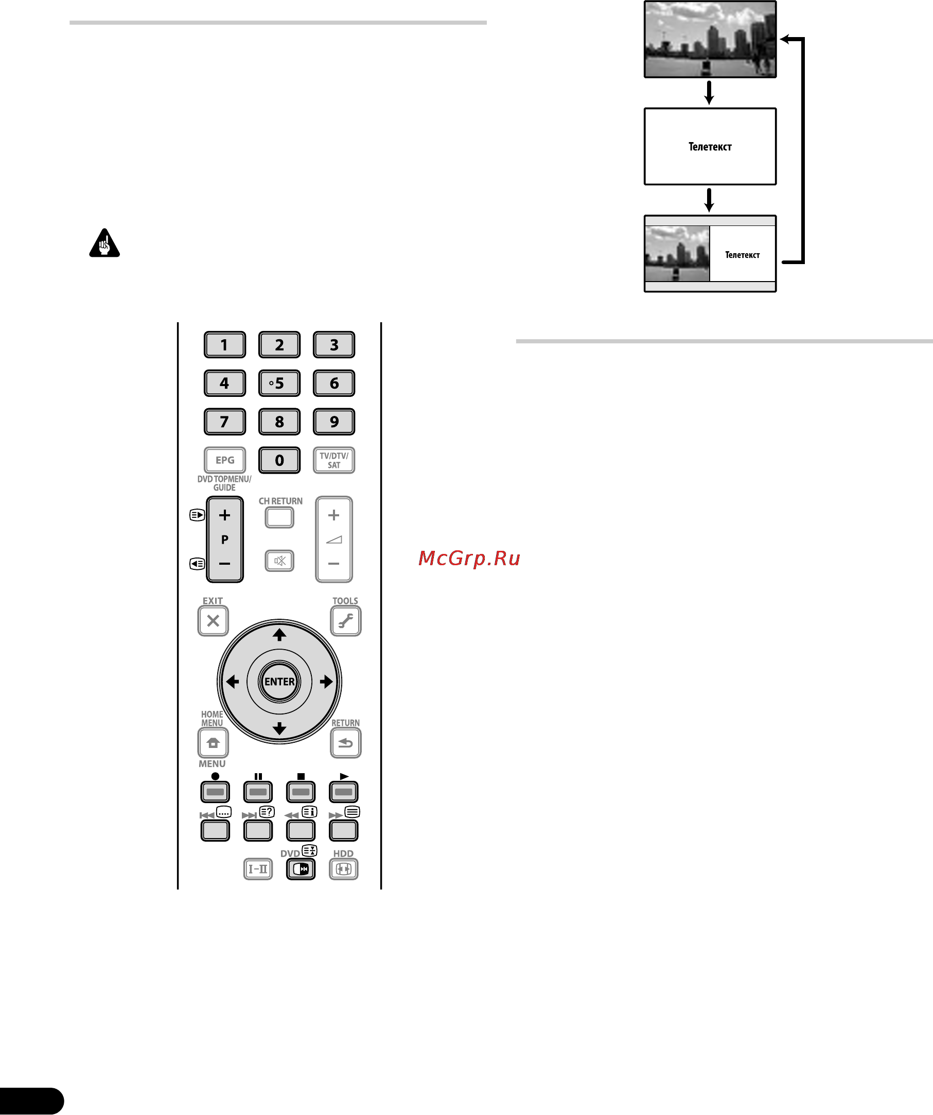 Pioneer PDP-LX5090 H [98/109] Использование телетекста