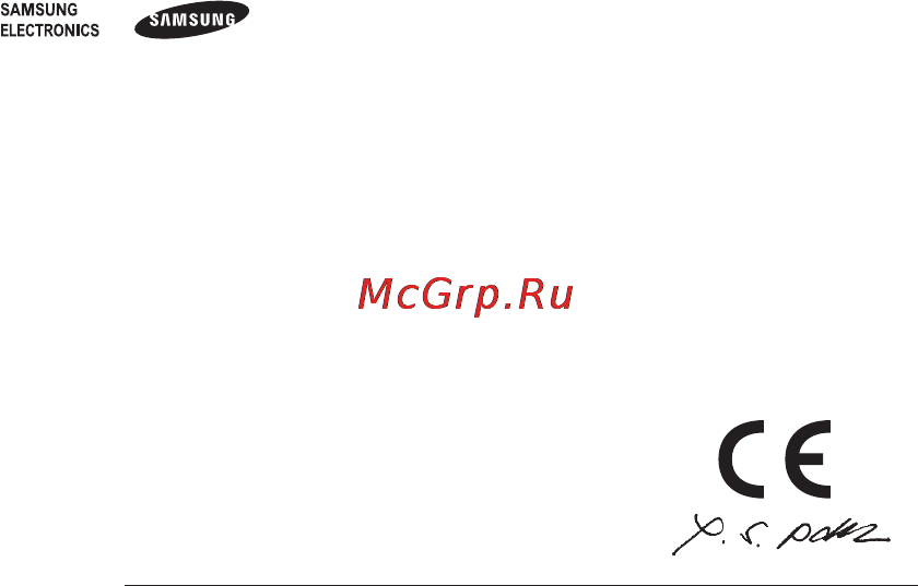 Samsung HM3200 [30/135] Декларация соответствия r tte