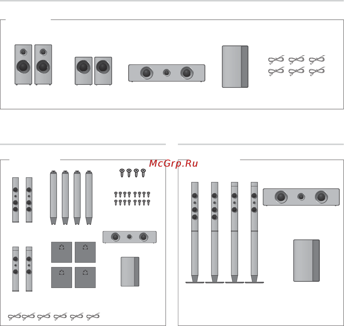 Samsung HT-C5500 [18/268] Refer to page 19 to install the speakers on the tallboy stand