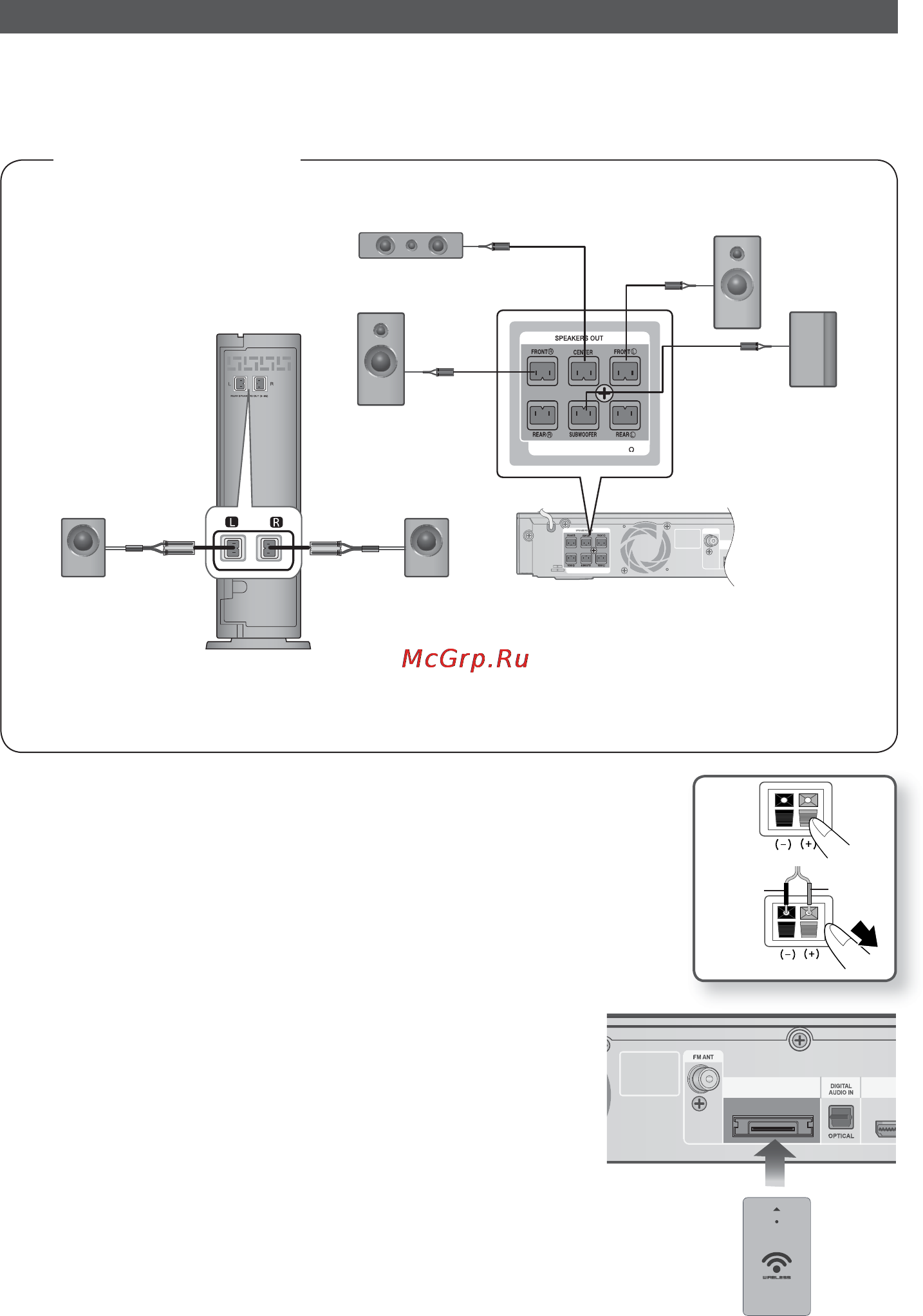 Samsung HT-C5500 [20/268] Connections