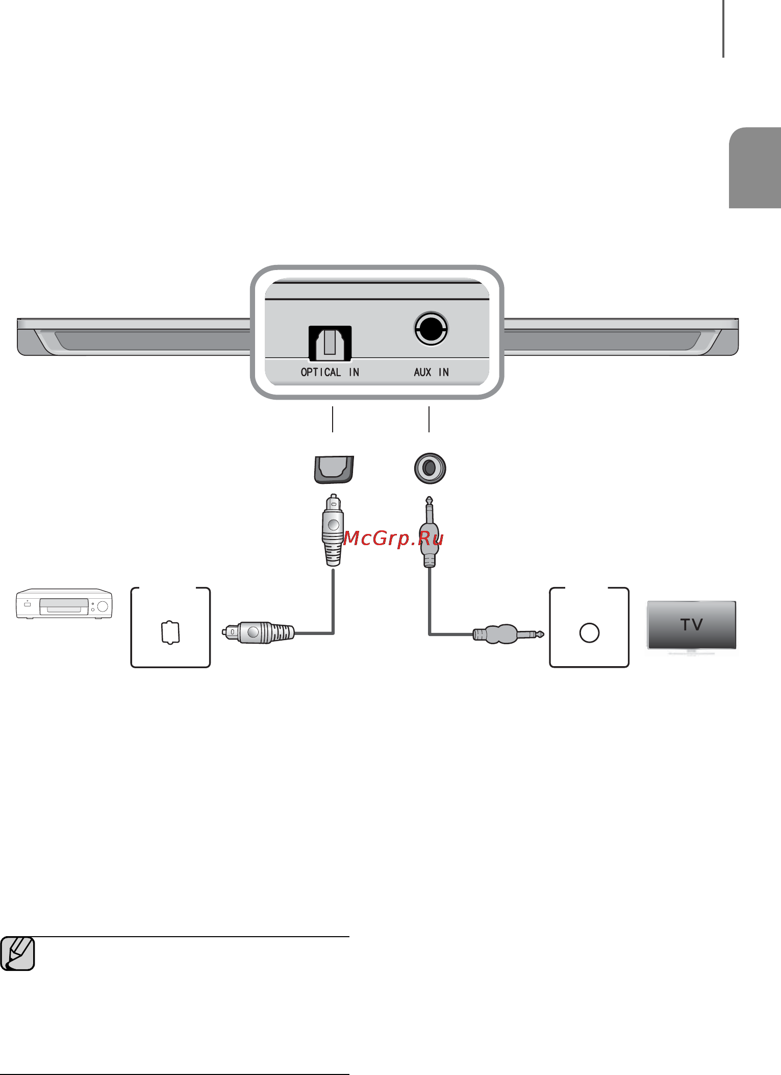 Samsung HW-H600 [36/69] Сыртқы құрылғыны оптикалық сандық немесе аудио аналогтық кабельді пайдаланып қосу