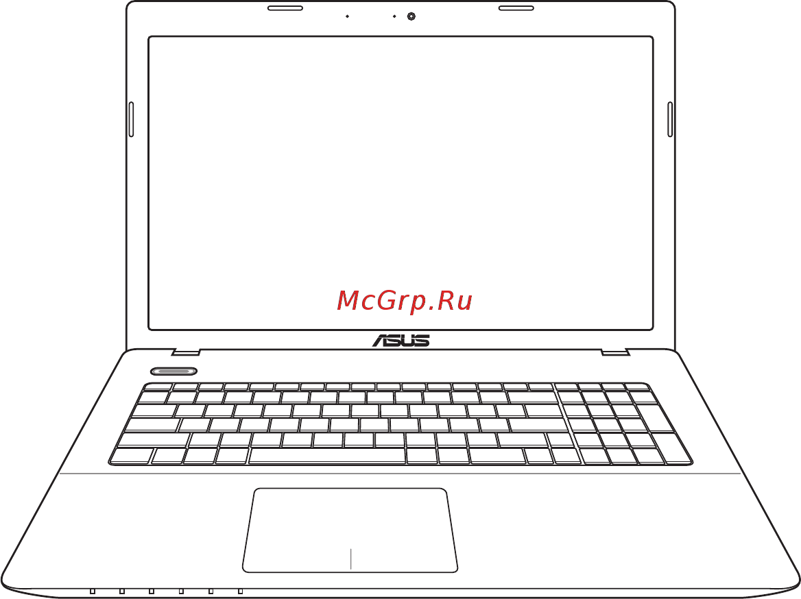 Asus X55VD-SX264H Инструкция по эксплуатации онлайн