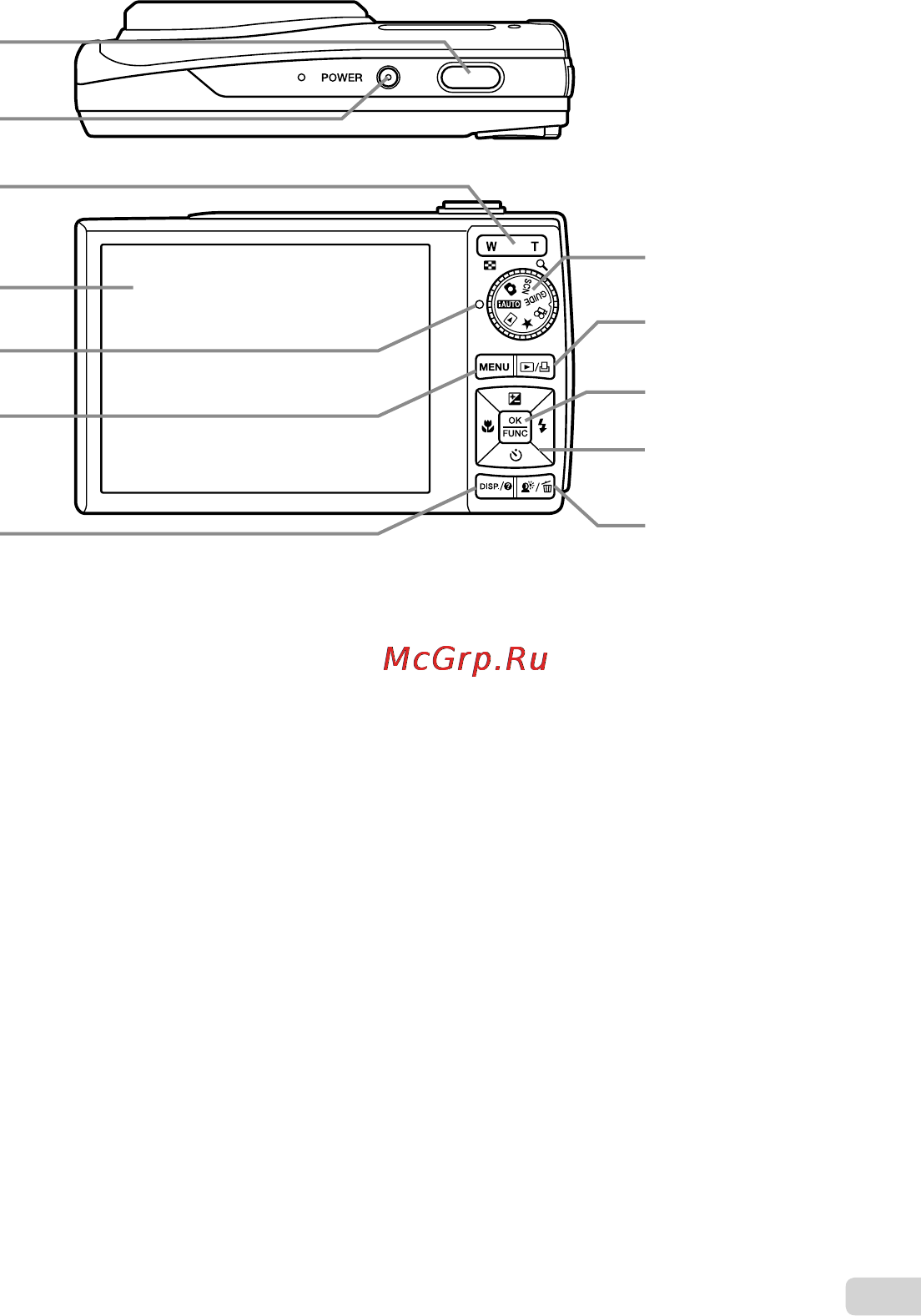 Olympus STYLUS 1060 Инструкция по эксплуатации онлайн [7/76] 91567