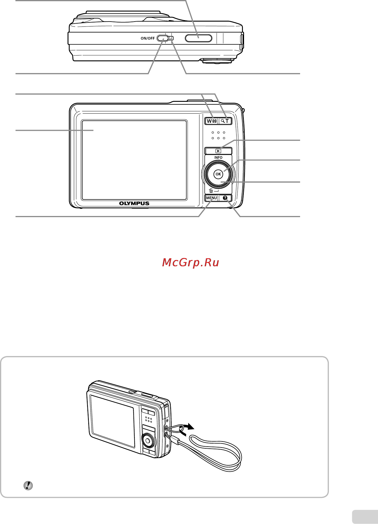 Olympus STYLUS 7030 Инструкция по эксплуатации онлайн [7/69] 91505